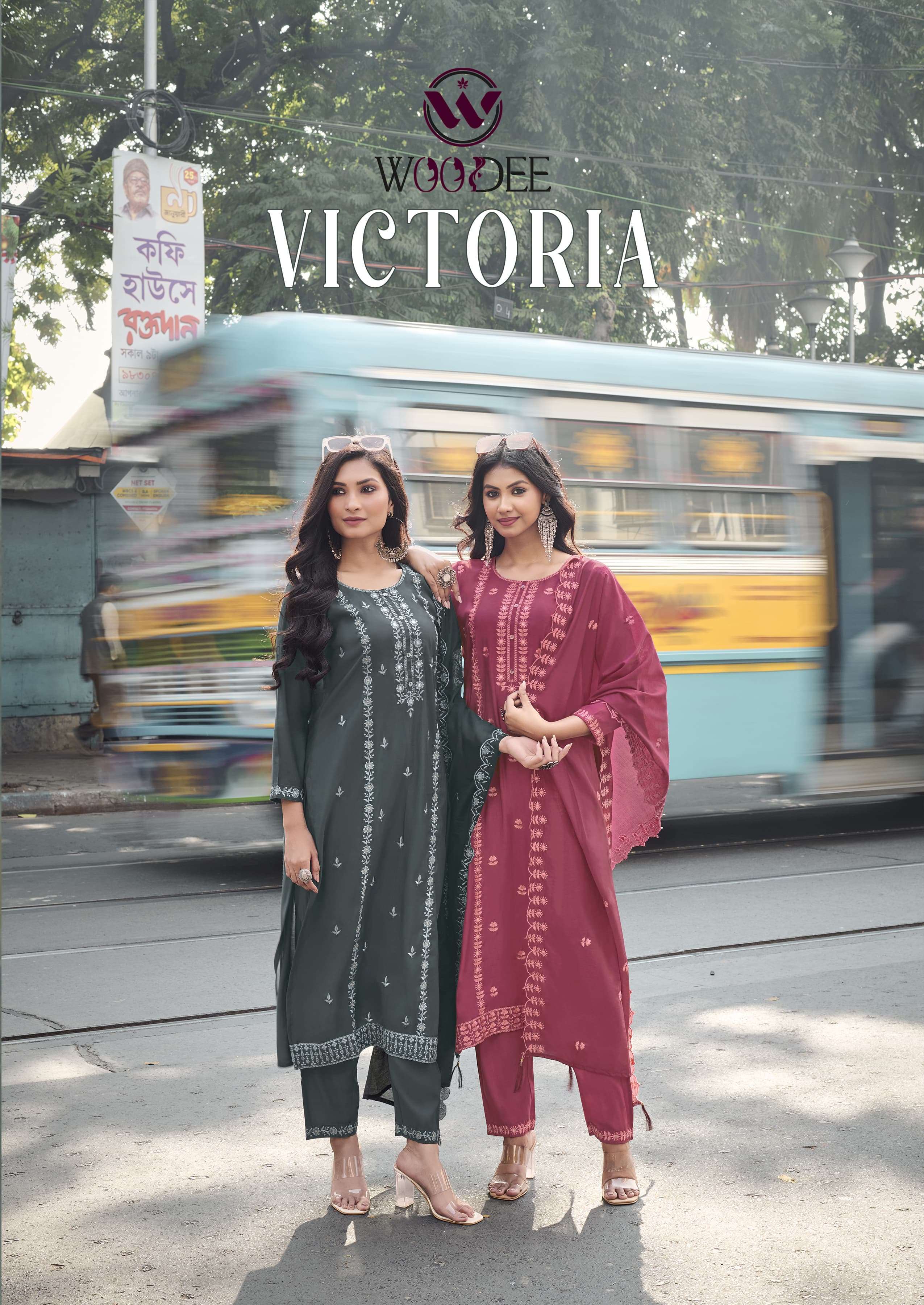 WOODEE KURTI VICTORIA PRINTED KURTI WHOLESALER 