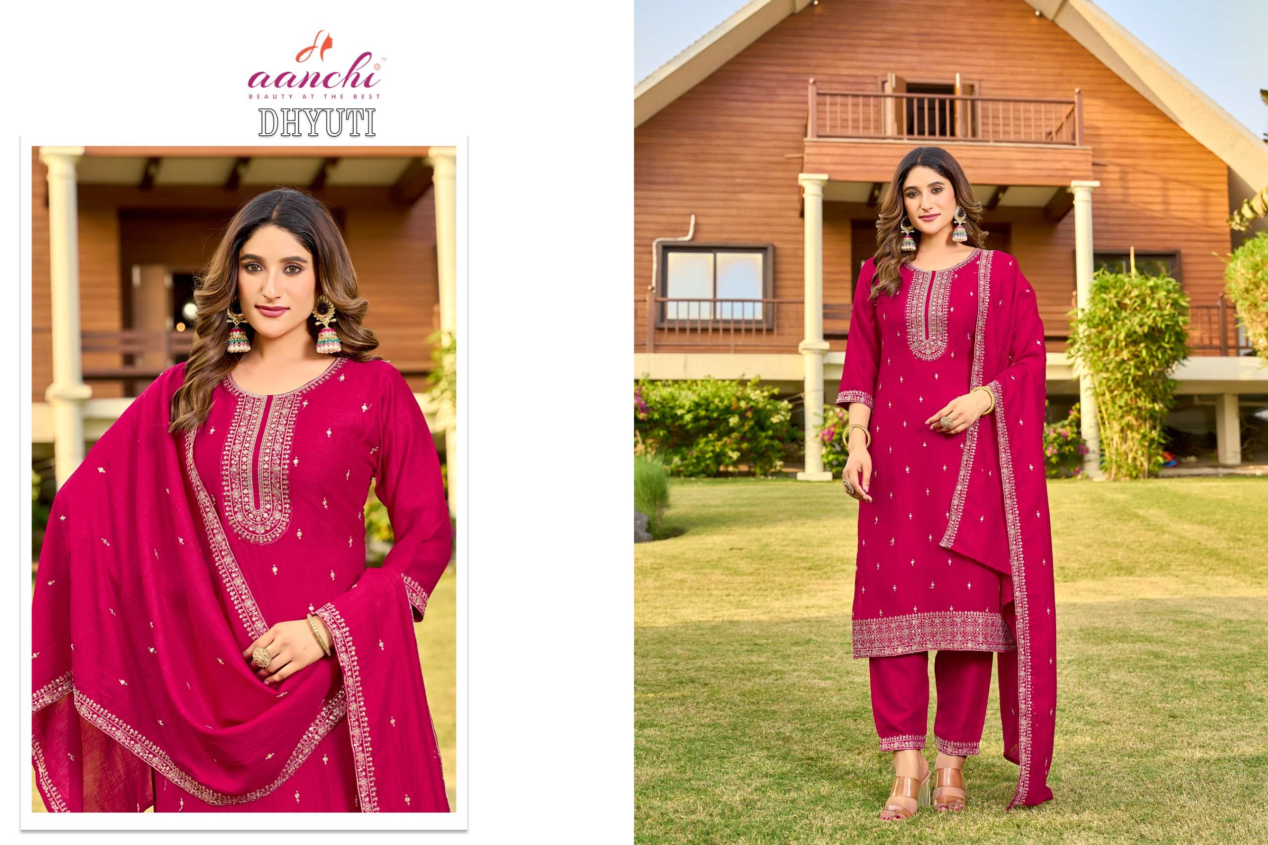 AANCHI KURTI TESLA PRINTED KURTI WHOLESALER 