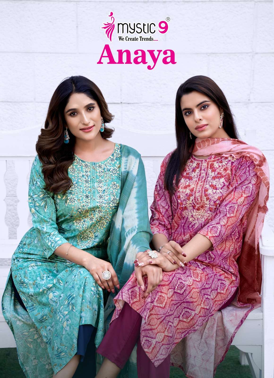 MYSTIC 9 KURTI ANAYA VOL 1 PRINTED KURTI WHOLESALER 