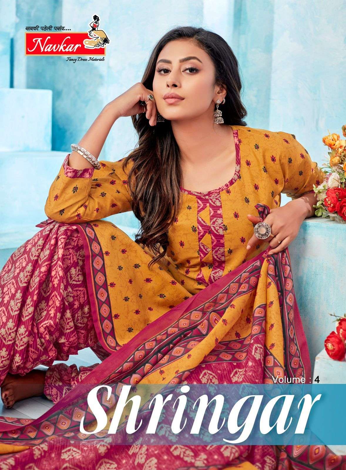 NAVKAR KURTI SHRINGAR VOL 4 PRINTED KURTI WHOLESALER 