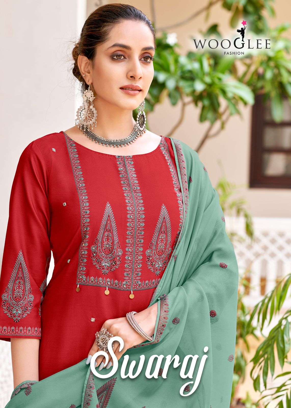 WOOGLEE KURTI SWARAJ PRINTED KURTI WHOLESALER 