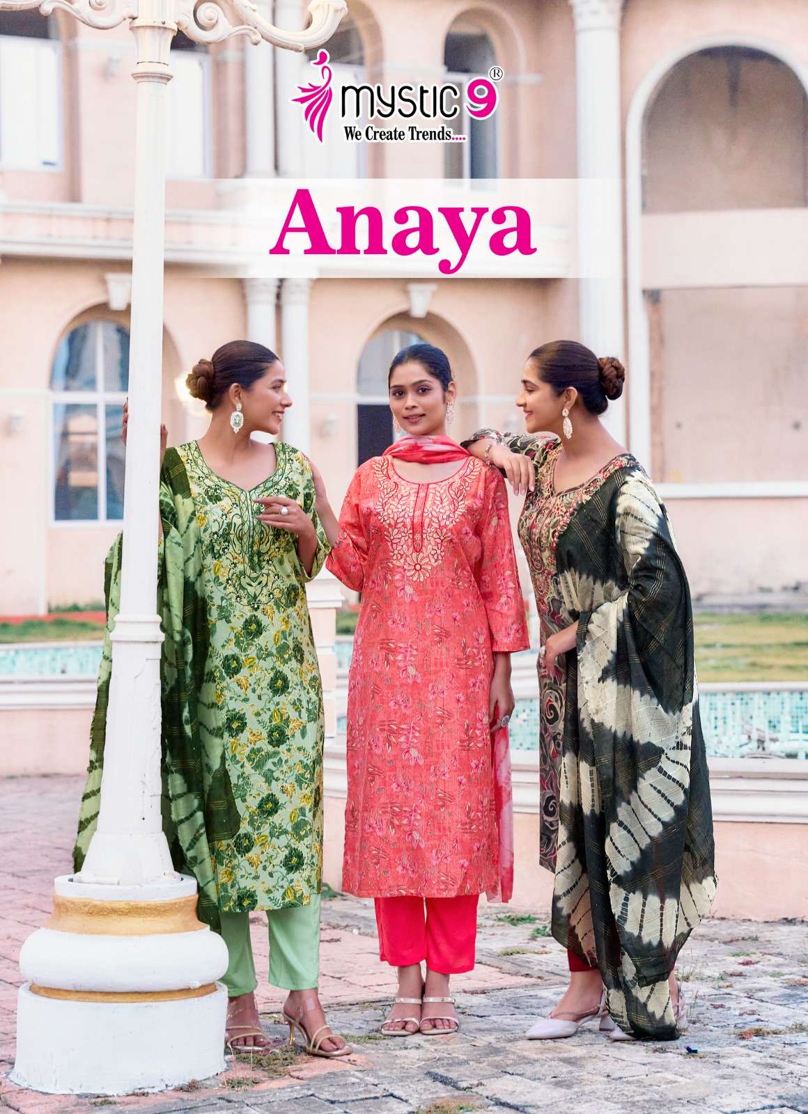 MYSTIC 9 KURTI ANAYA VOL 2  PRINTED KURTI WHOLESALER 