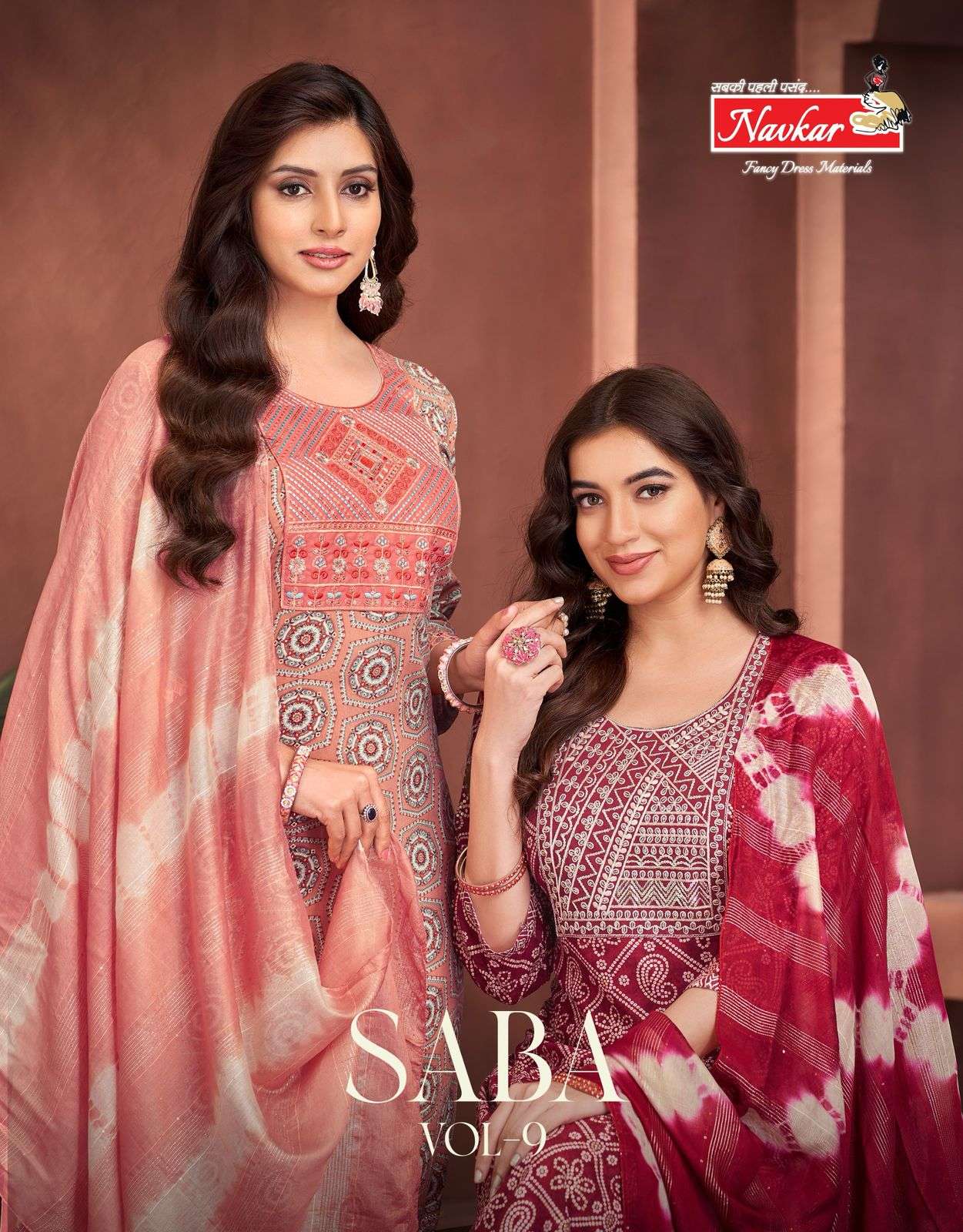 NAVKAR KURTI SABA VOL 9 PRINTED KURTI WHOLESALER 