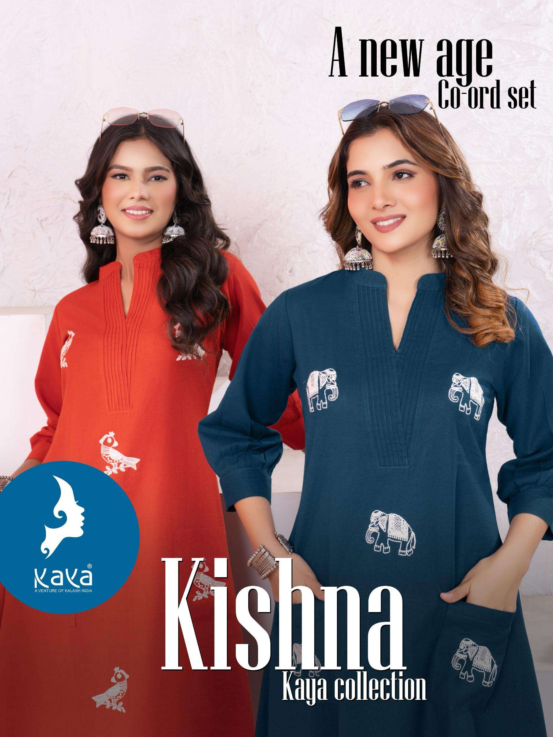 KAYA KURTI KISHNA PRINTED KURTI WHOLESALER 