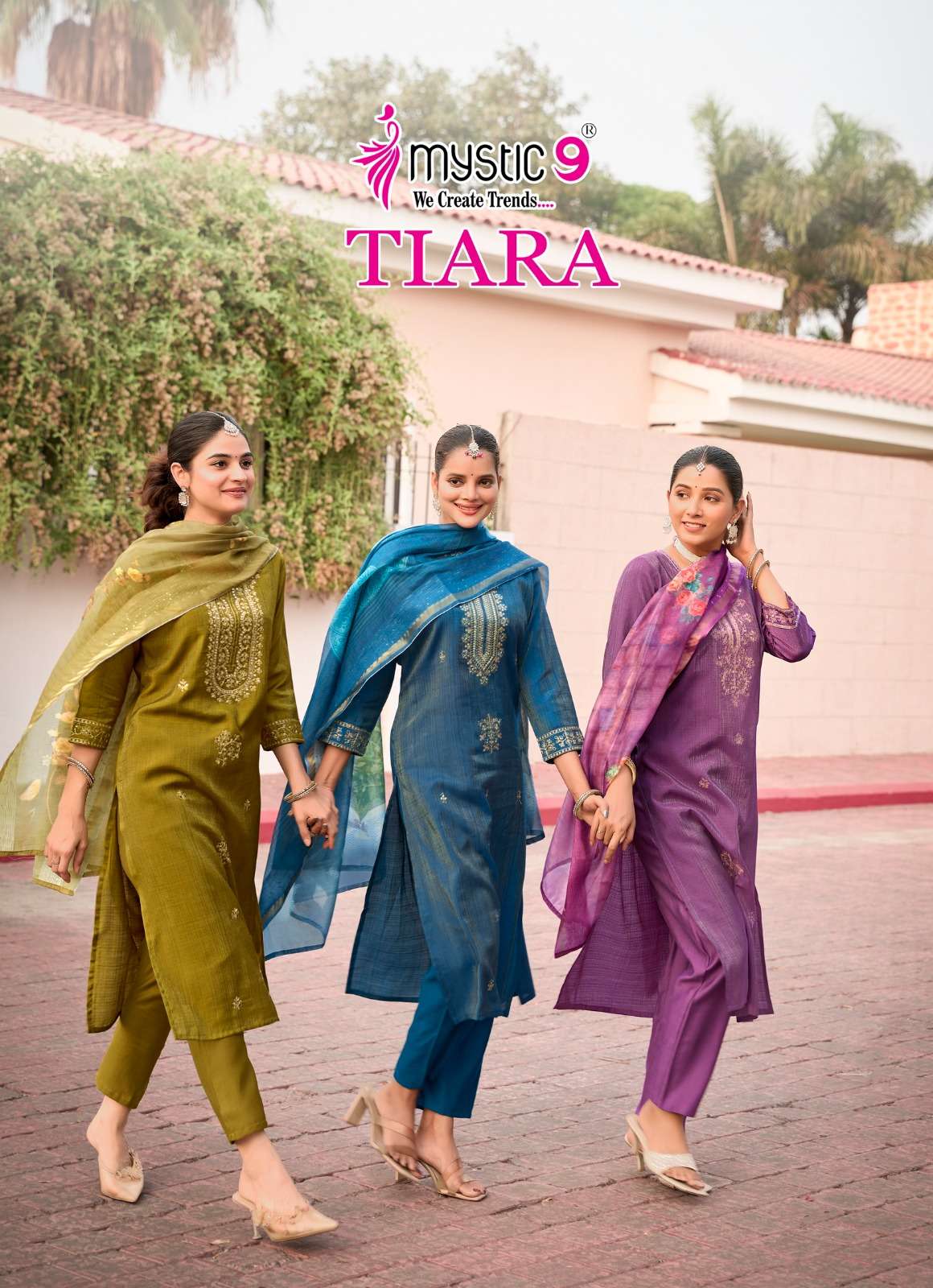 MYSTIC 9 KURTI TIARA VOL 1  PRINTED KURTI WHOLESALER 