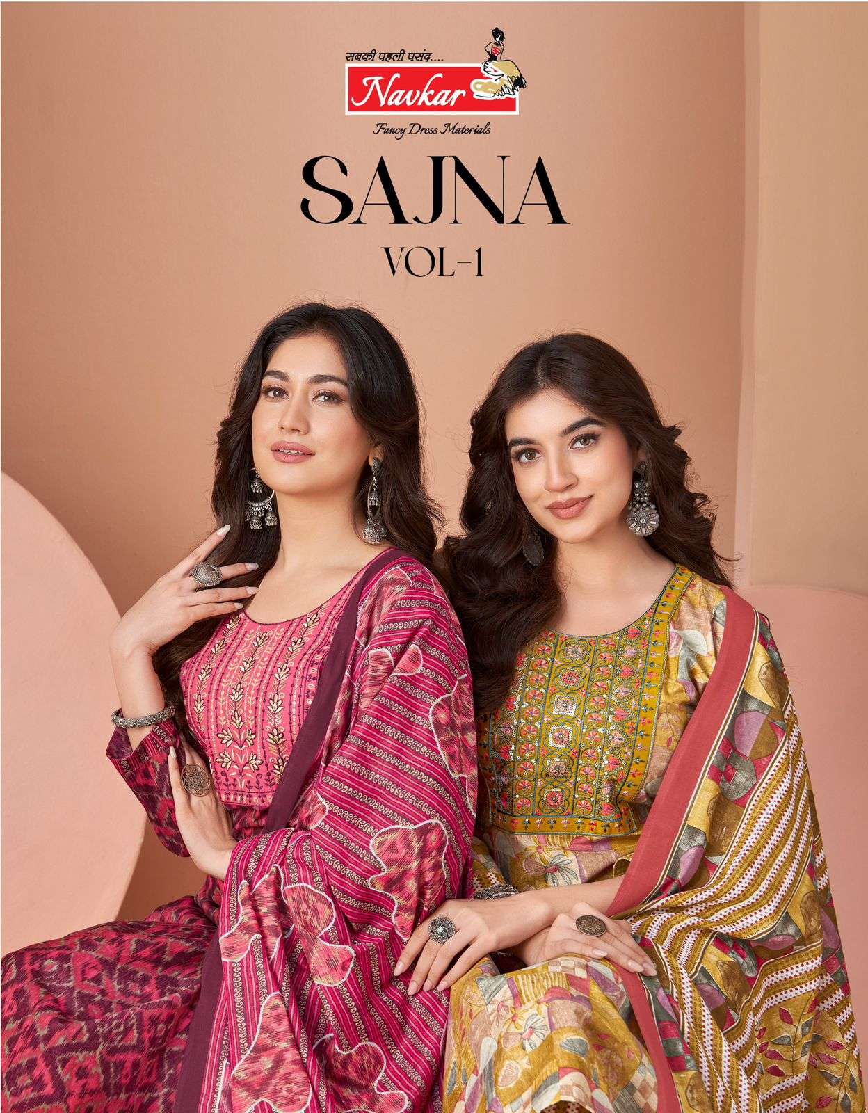 NAVKAR KURTI SAJNA VOL 1 PRINTED KURTI WHOLESALER 
