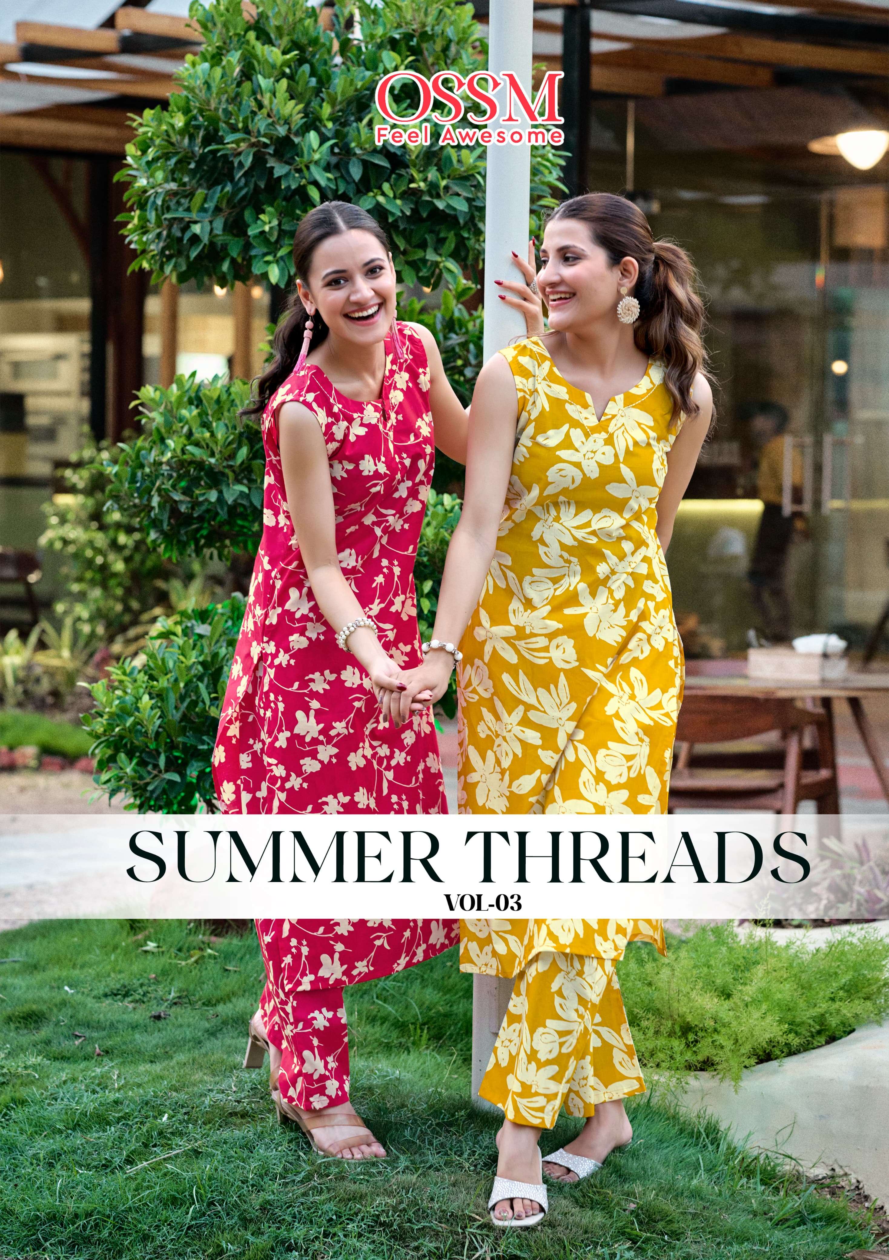 OSSM KURTI SUMMER THREADS Vol 03 PRINTED KURTI WHOLESALER 
