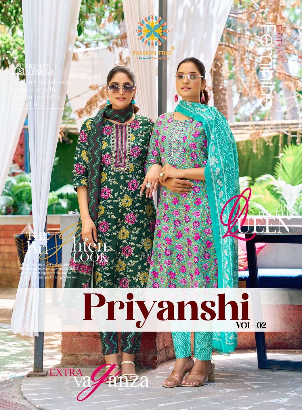 PASSION TREE PRIYANSHI VOL-2 PRINTED KURTI WHOLESALER 