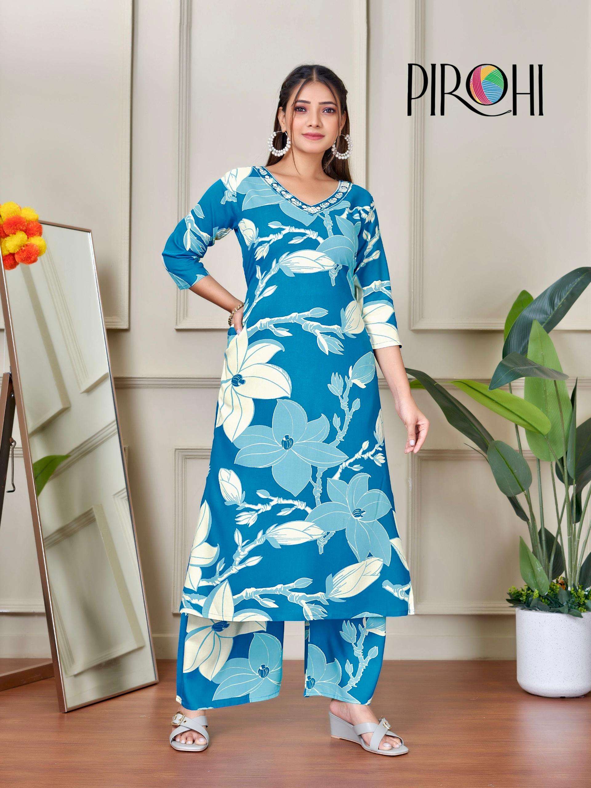 Pirohi KURTI KANCHI PRINTED KURTI WHOLESALER 