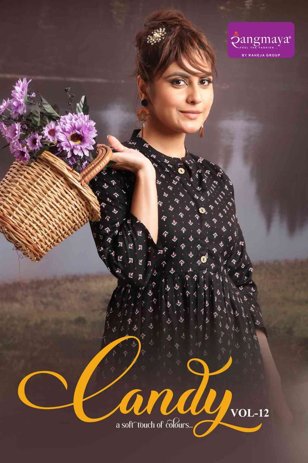 RANGMAYA KURTI CANDY VOL 12 PRINTED KURTI WHOLESALER 