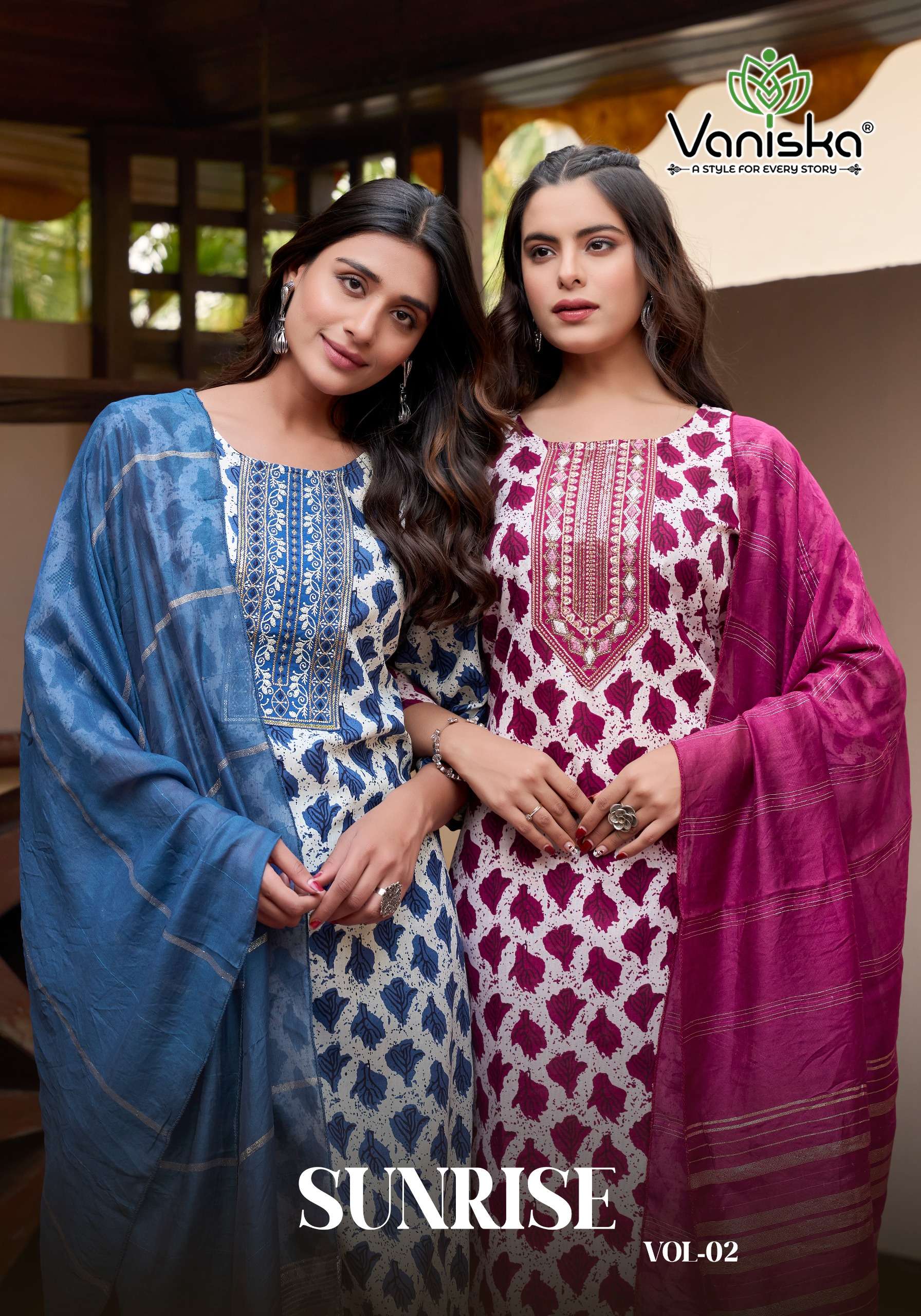 VANISKA KURTI SUNRISE VOL.2 PRINTED KURTI WHOLESALER 