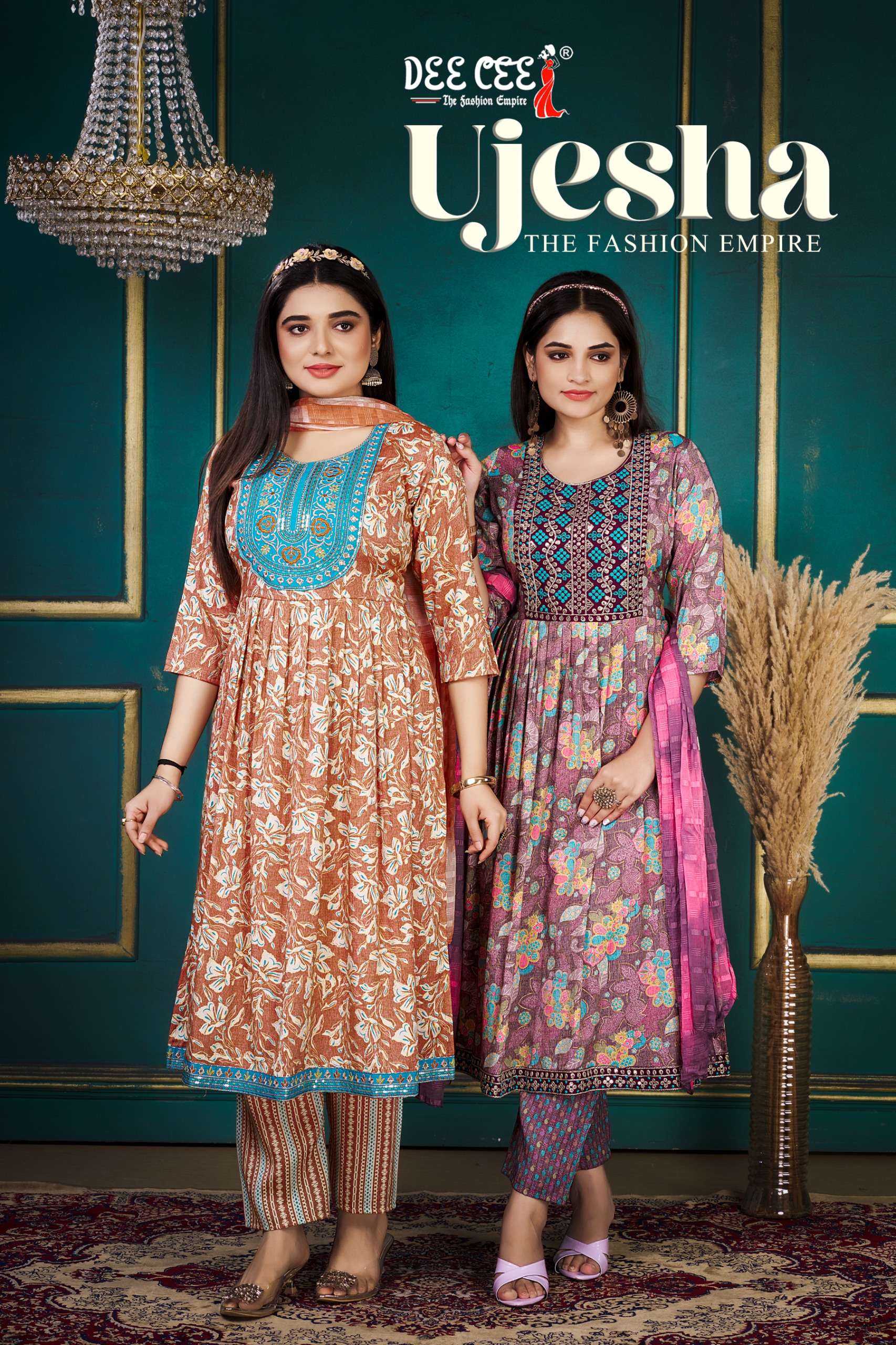 DEECEE KURTI UJESHA PRINTED KURTI WHOLESALER 