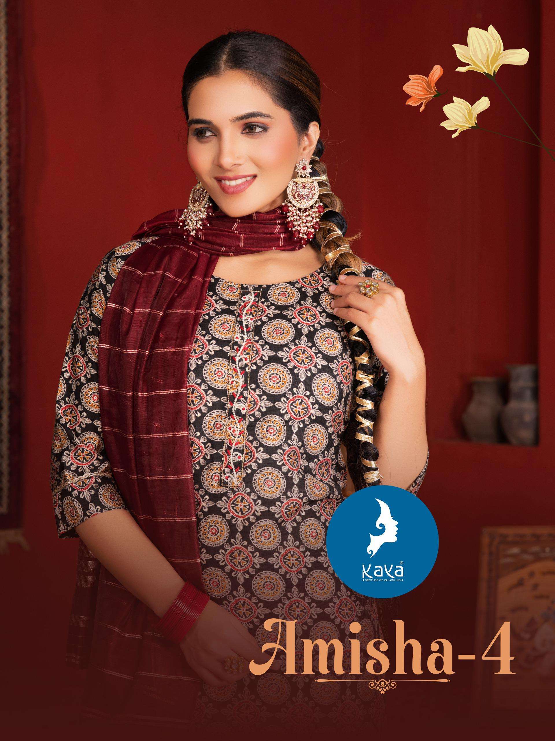 KAYA KURTI AMISHA-4 PRINTED KURTI WHOLESALER 