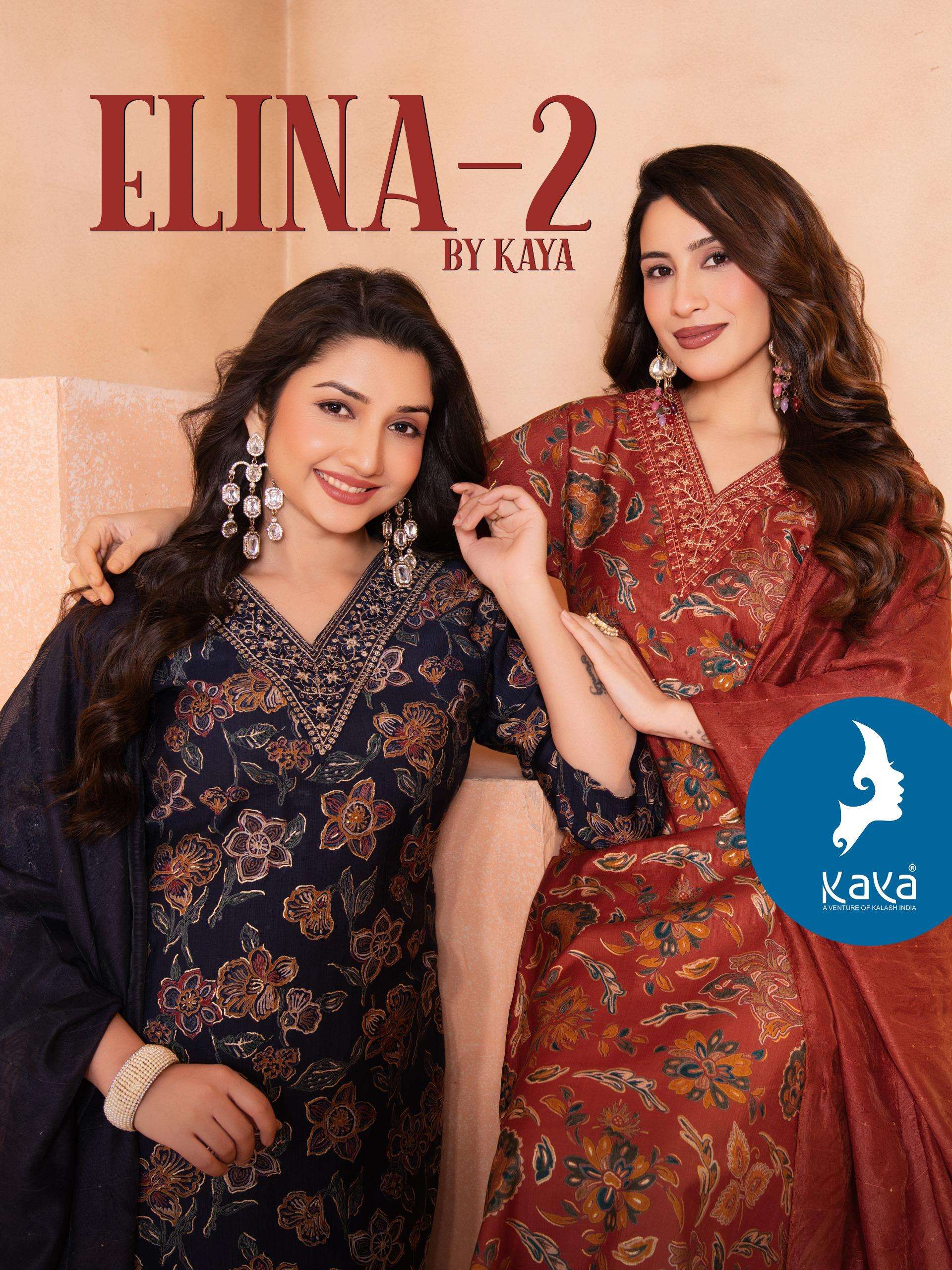 KAYA KURTI ELINA-2 PRINTED KURTI WHOLESALER 