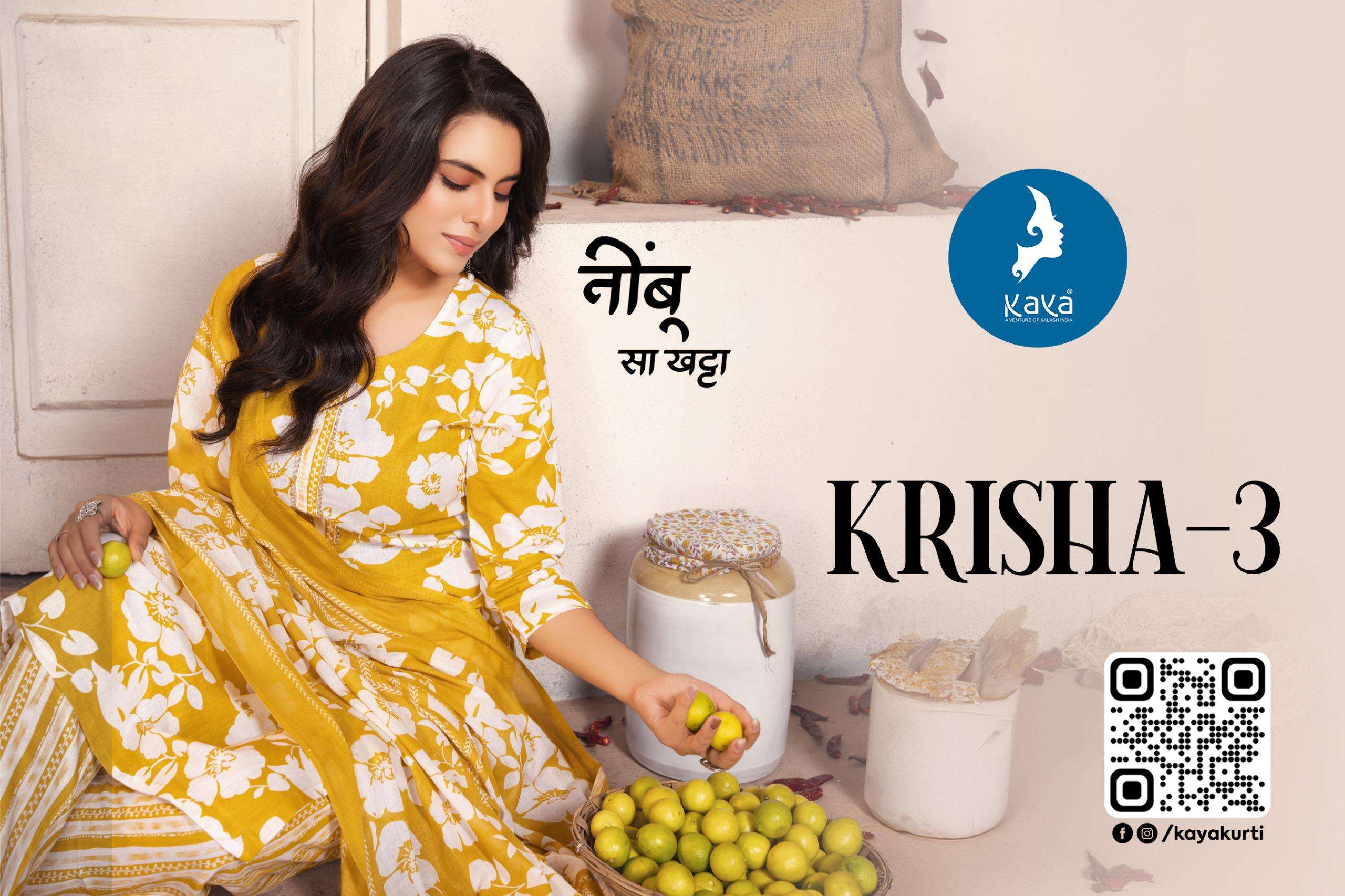 KAYA KURTI KRISHA-3 PRINTED KURTI WHOLESALER 
