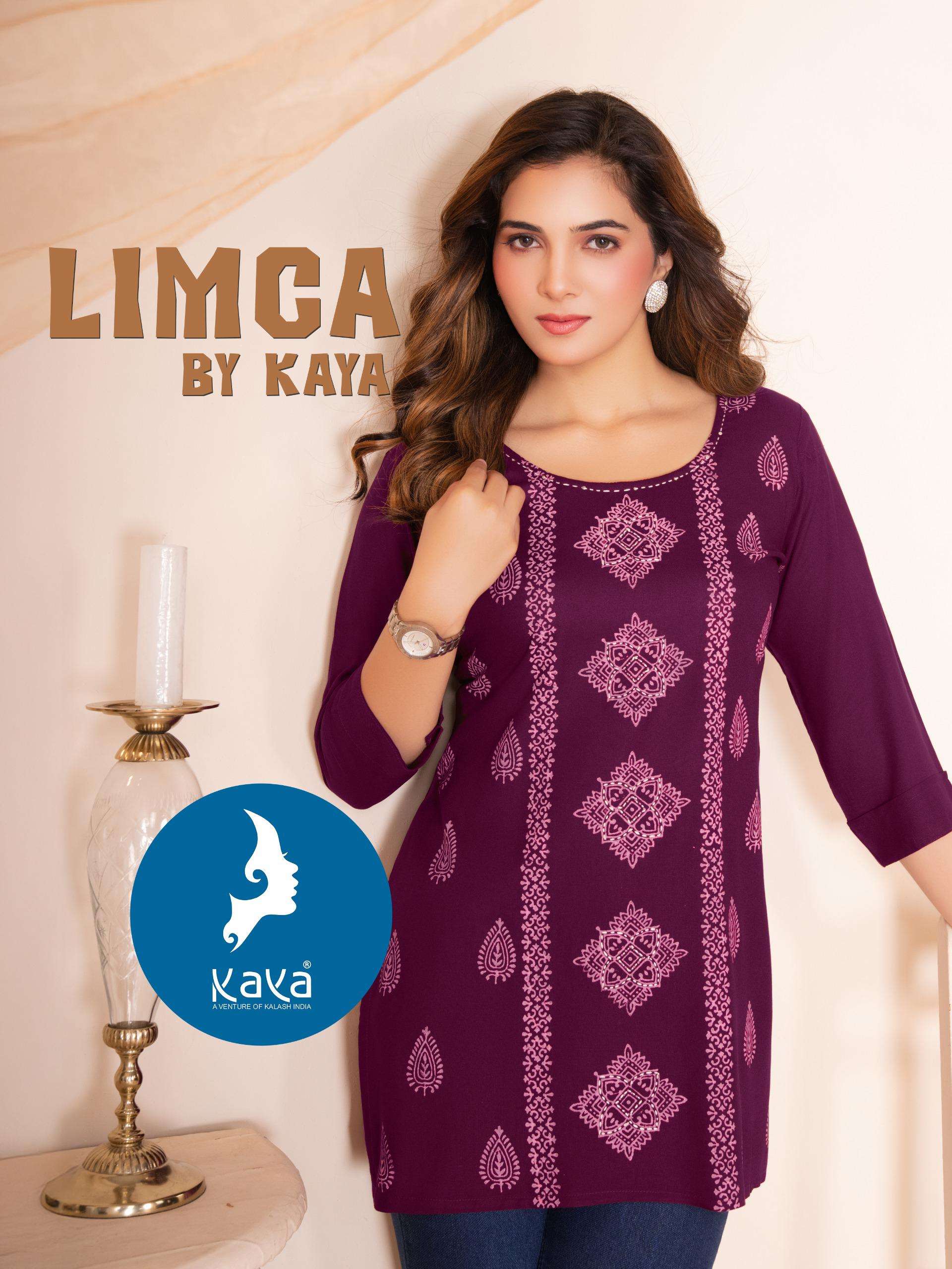 KAYA KURTI LIMCA PRINTED KURTI WHOLESALER 