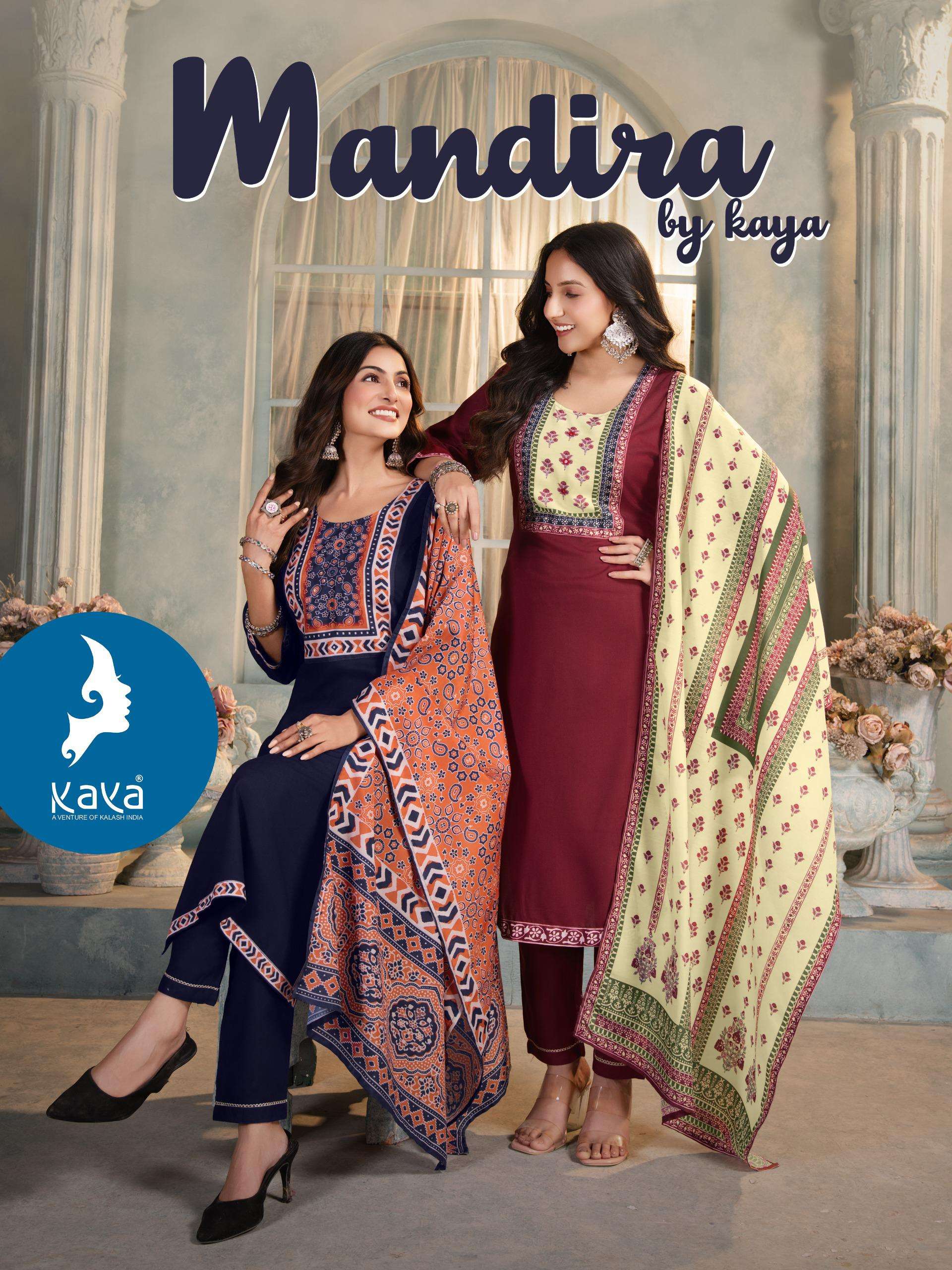 KAYA KURTI MANDIRA PRINTED KURTI WHOLESALER 