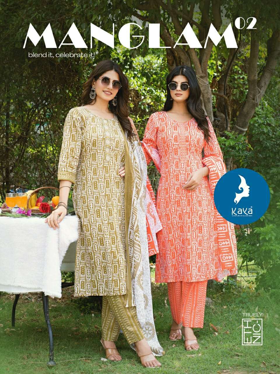 KAYA KURTI MANGLAM 2 PRINTED KURTI WHOLESALER 