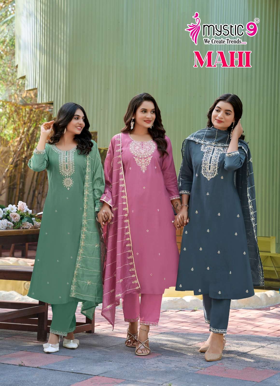MYSTIC 9 KURTI MAHI VOL 1 PRINTED KURTI WHOLESALER 