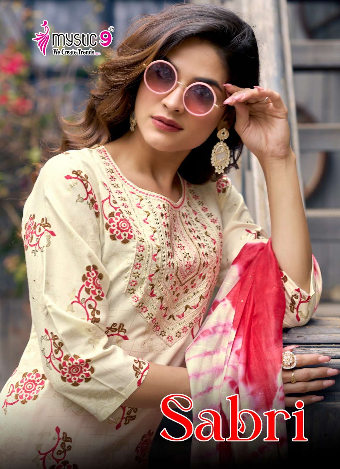 MYSTIC 9 KURTI SABRI VOL 7 PRINTED KURTI WHOLESALER 