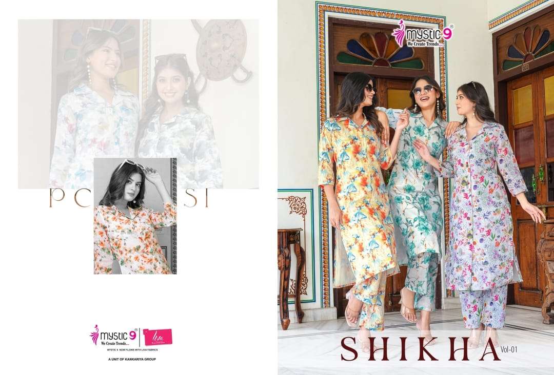 MYSTIC 9 KURTI SHIKHA VOL 1 PRINTED KURTI WHOLESALER 