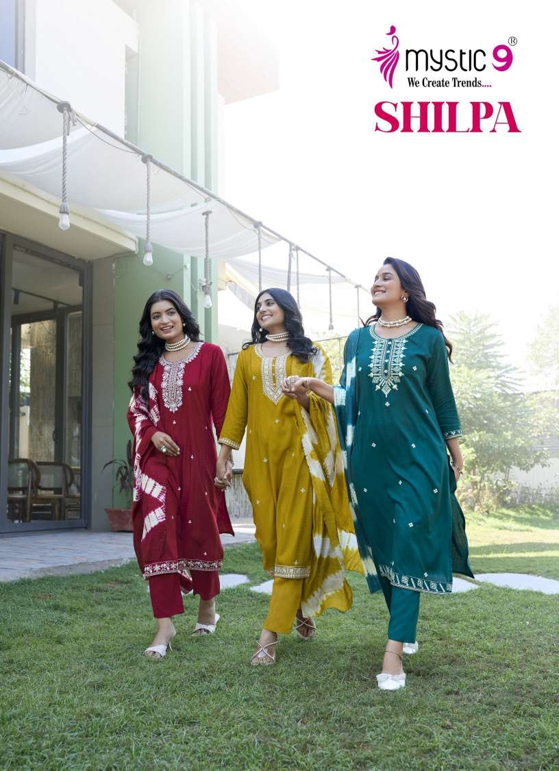 MYSTIC 9 KURTI SHILPA VOL 2 PRINTED KURTI WHOLESALER 
