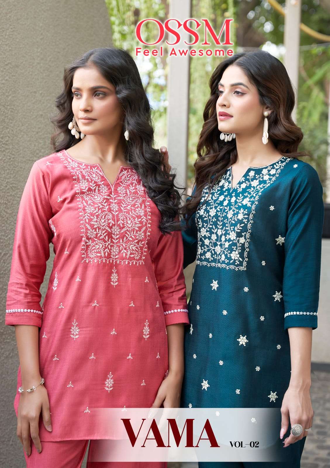OSSM KURTI  VAMA vol 02  PRINTED KURTI WHOLESALER 