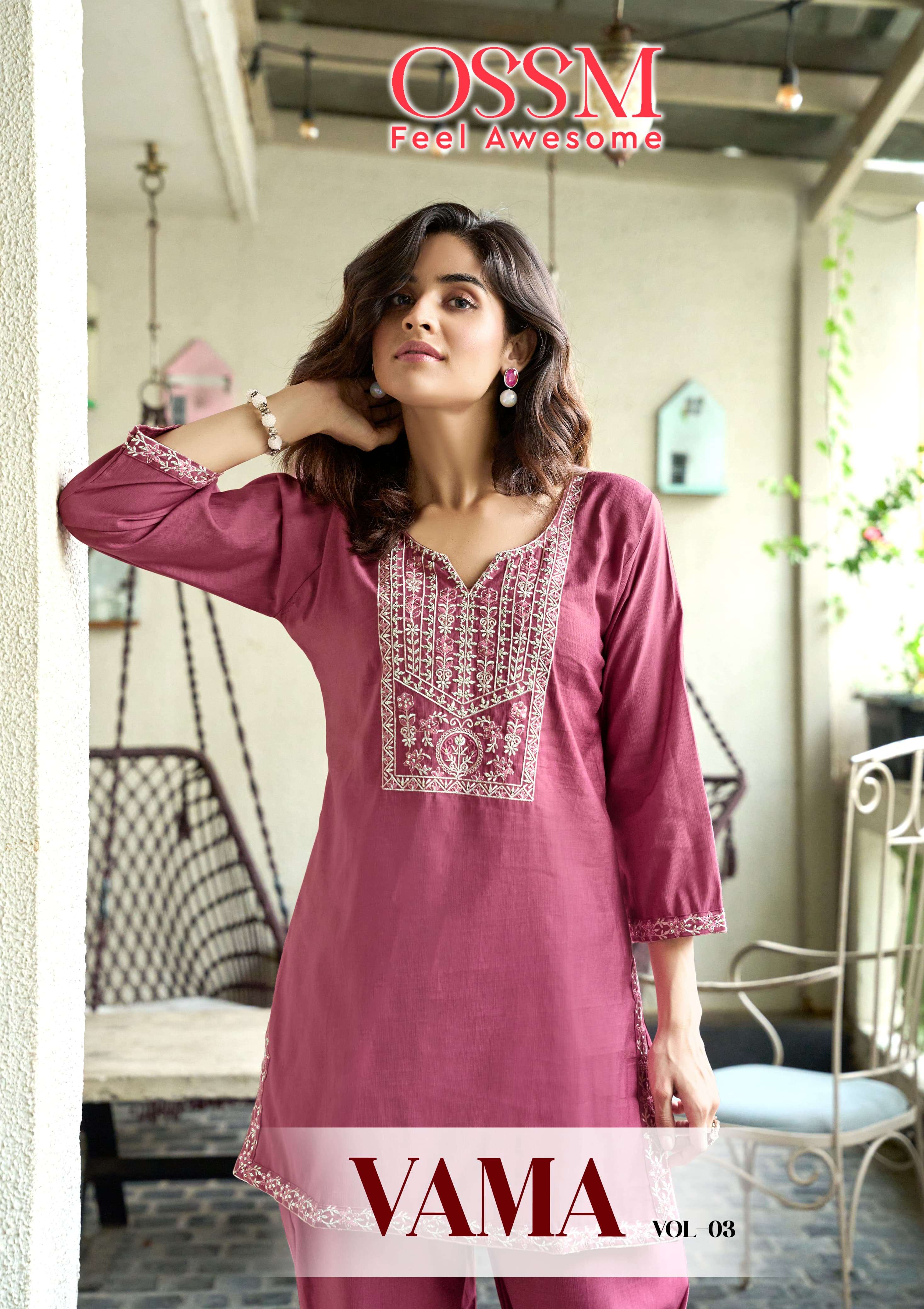 OSSM KURTI VAMA vol 03 PRINTED KURTI WHOLESALER 