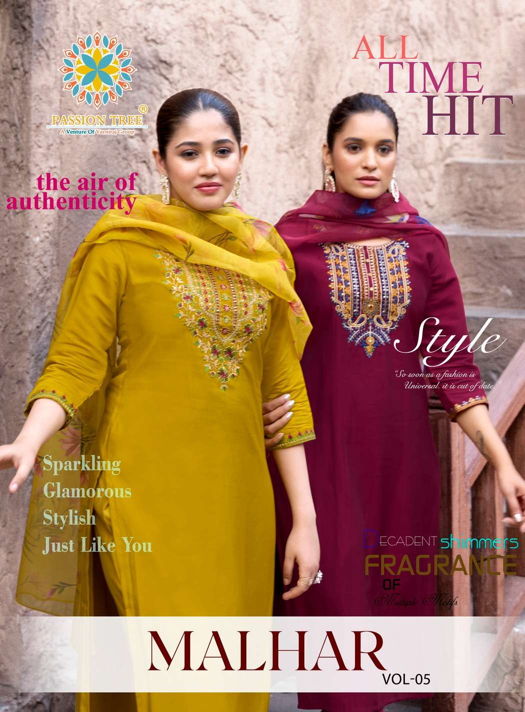 Passion Tree MALHAR VOL-5 PRINTED KURTI WHOLESALER 