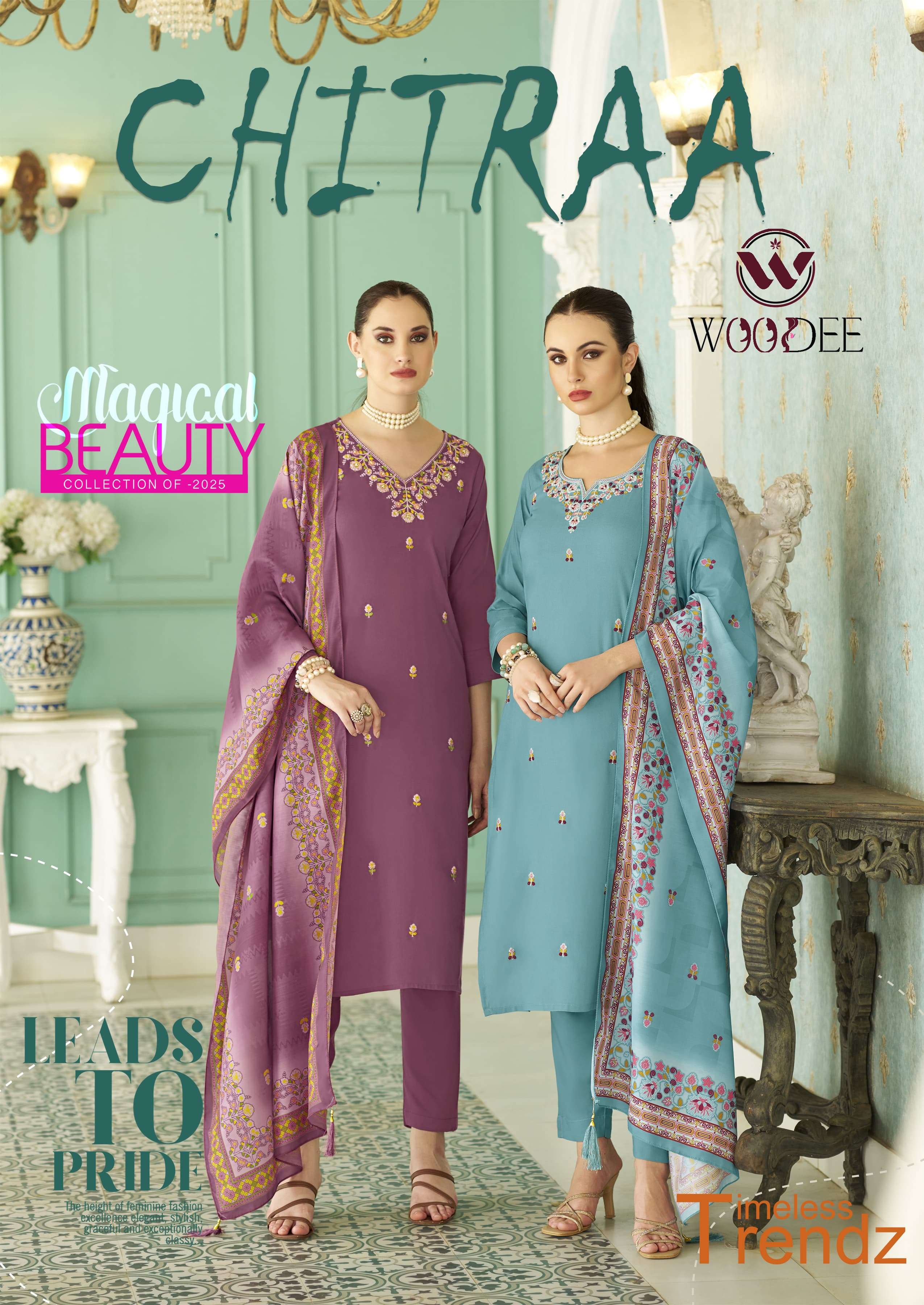 WOODEE KURTI CHITRAA  PRINTED KURTI WHOLESALER 