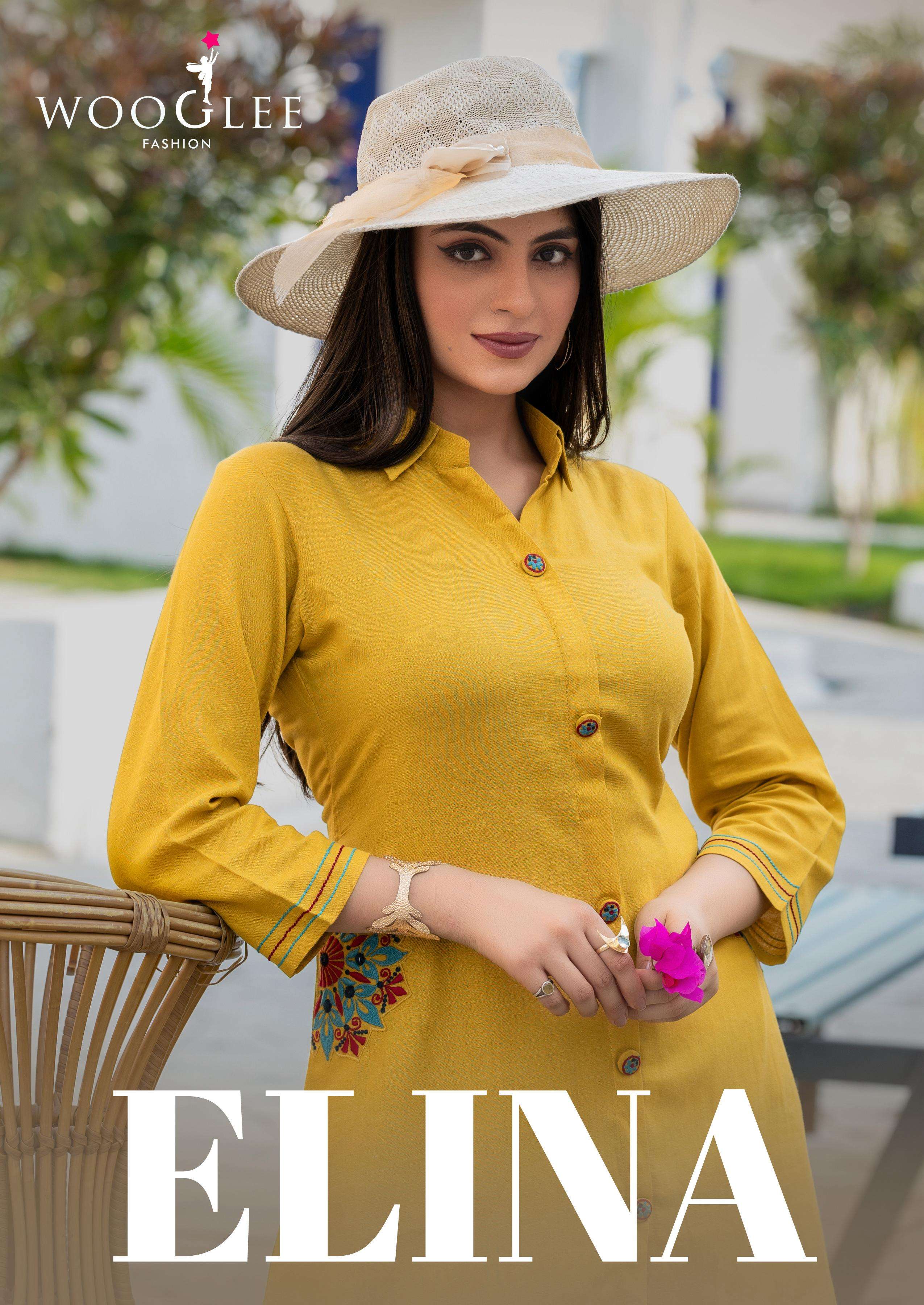 WOOGLEE KURTI Elina PRINTED KURTI WHOLESALER 