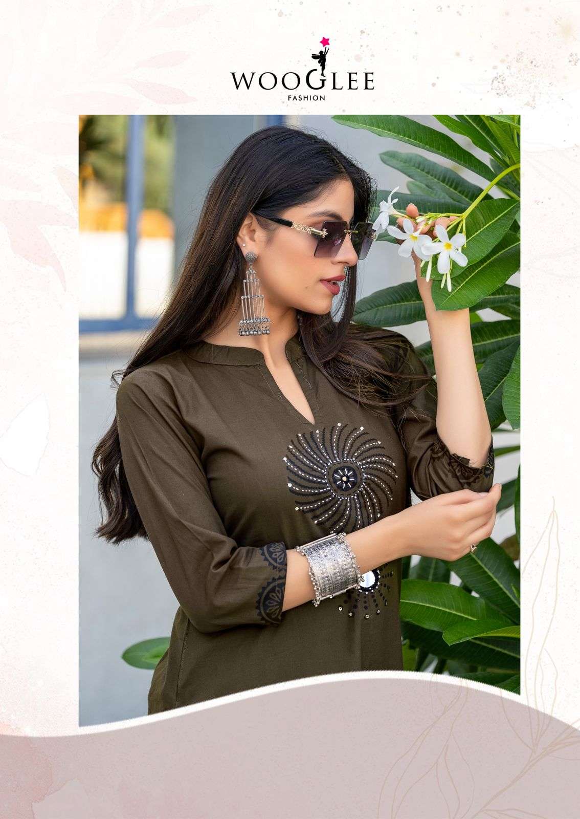 WOOGLEE KURTI Malvika PRINTED KURTI WHOLESALER 