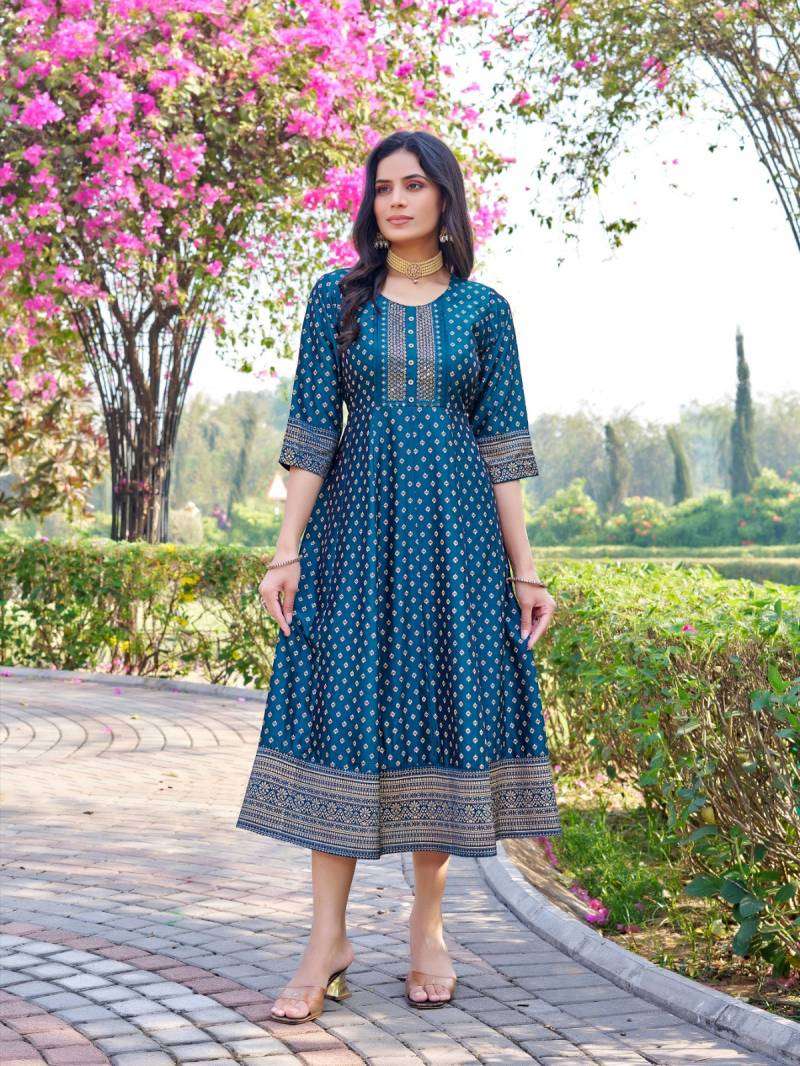 AANCHI KURTI Jeevika 2 PRINTED KURTI WHOLESALER 