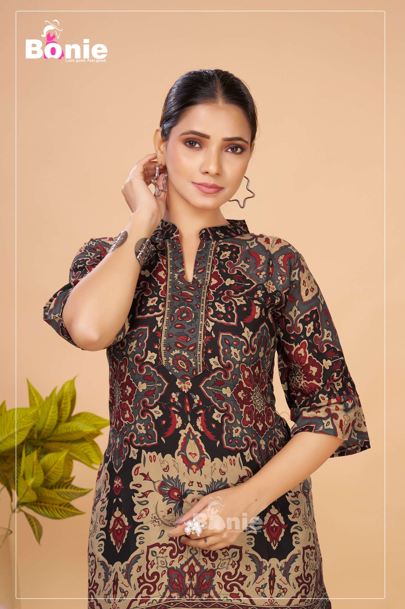 BONIE KURTI KEEVA  PRINTED KURTI WHOLESALER 