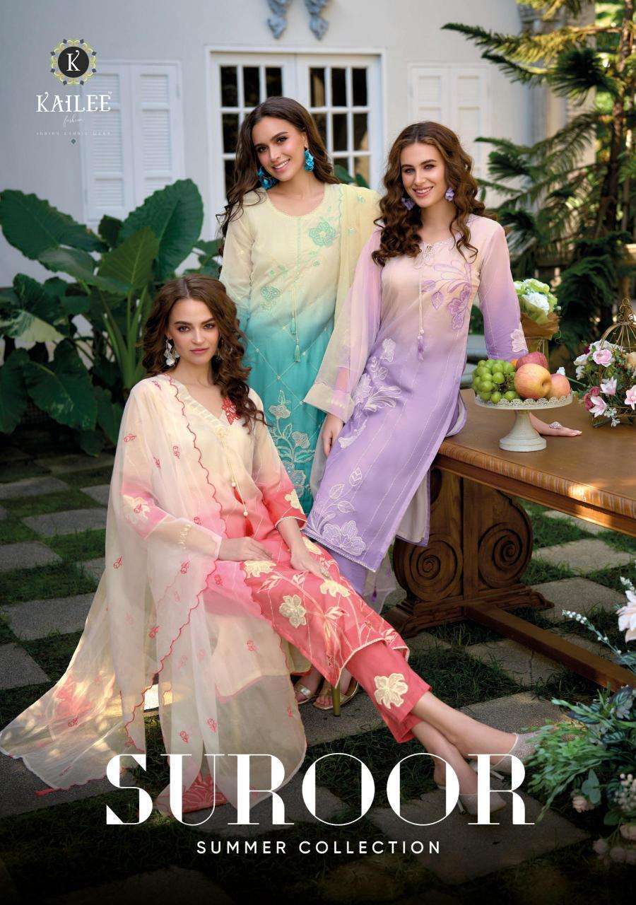 KAILEE FASHION SUROOR PRINTED KURTI WHOLESALER 