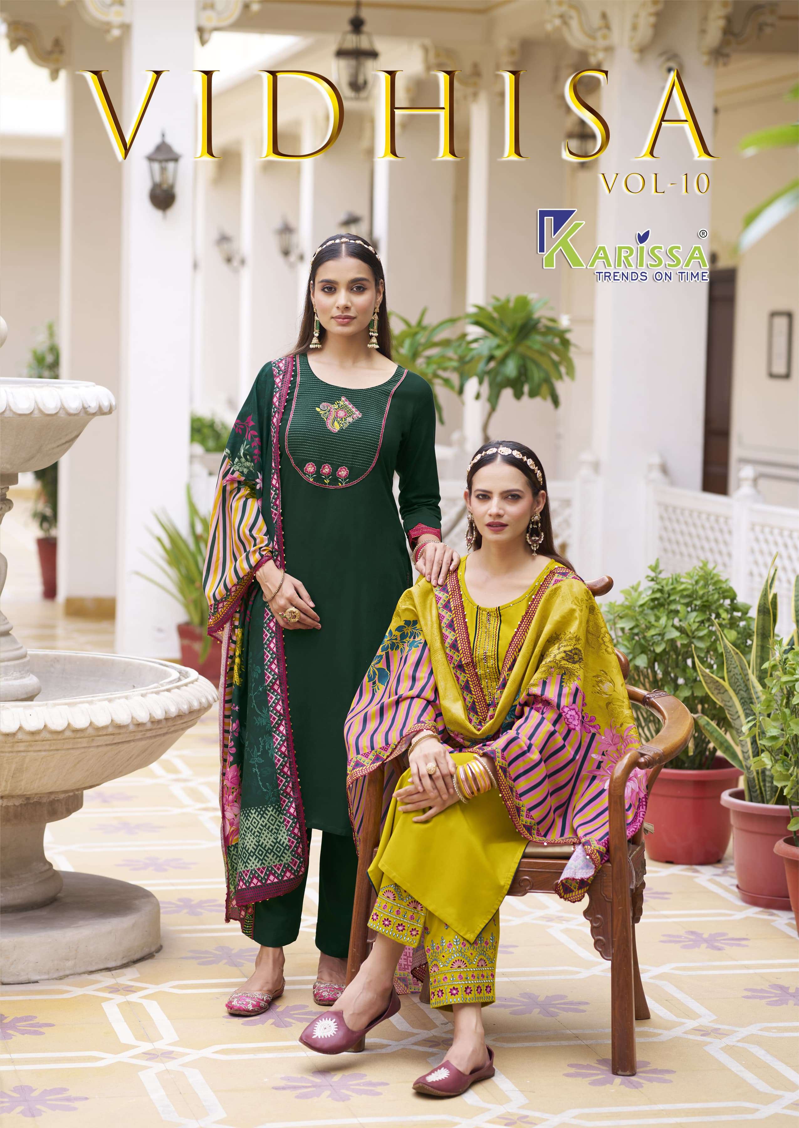 KARISSA KURTI VIDISHA VOL 10 PRINTED KURTI WHOLESALER 