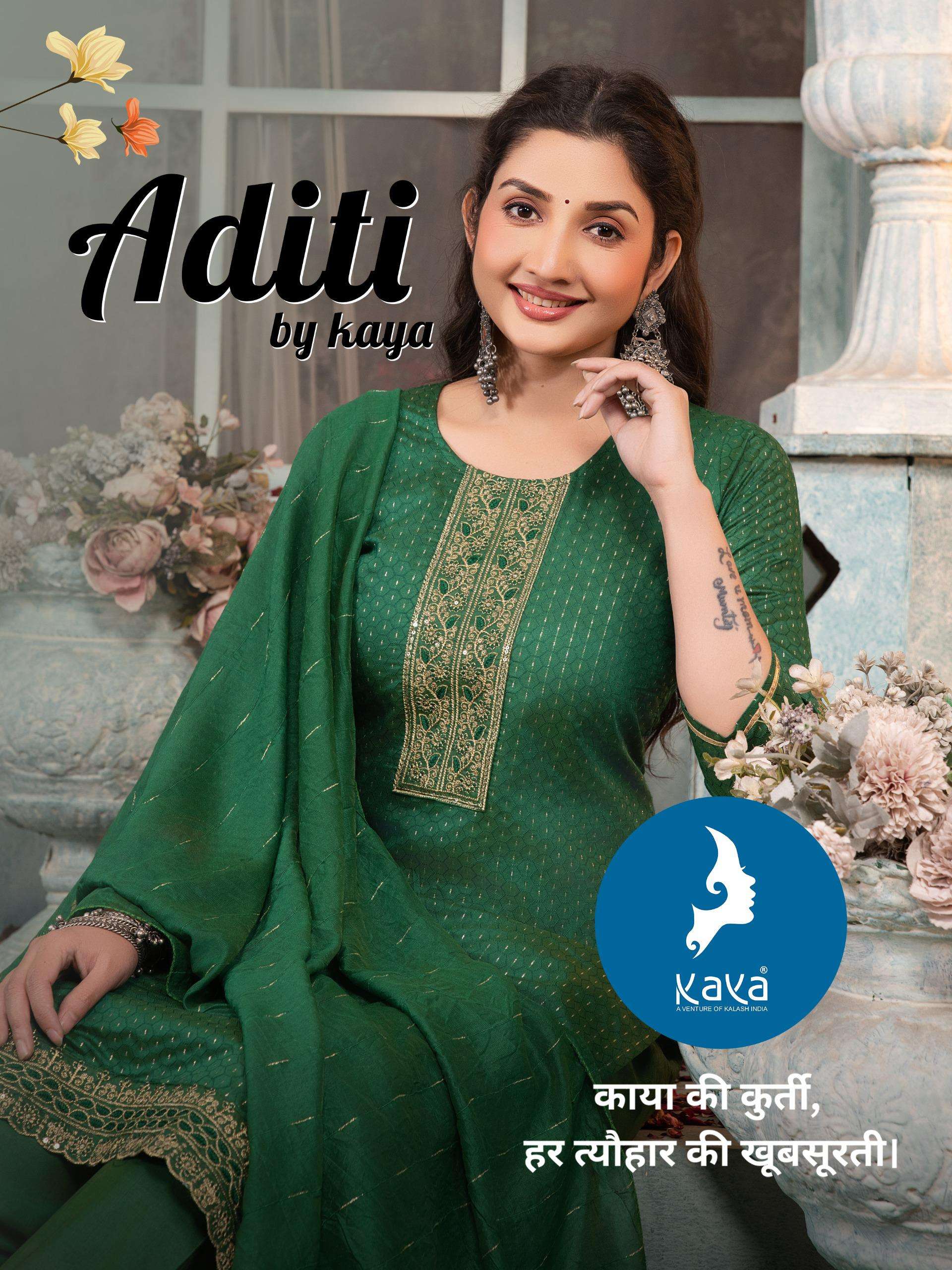 KAYA KURTI ADITI PRINTED KURTI WHOLESALER 