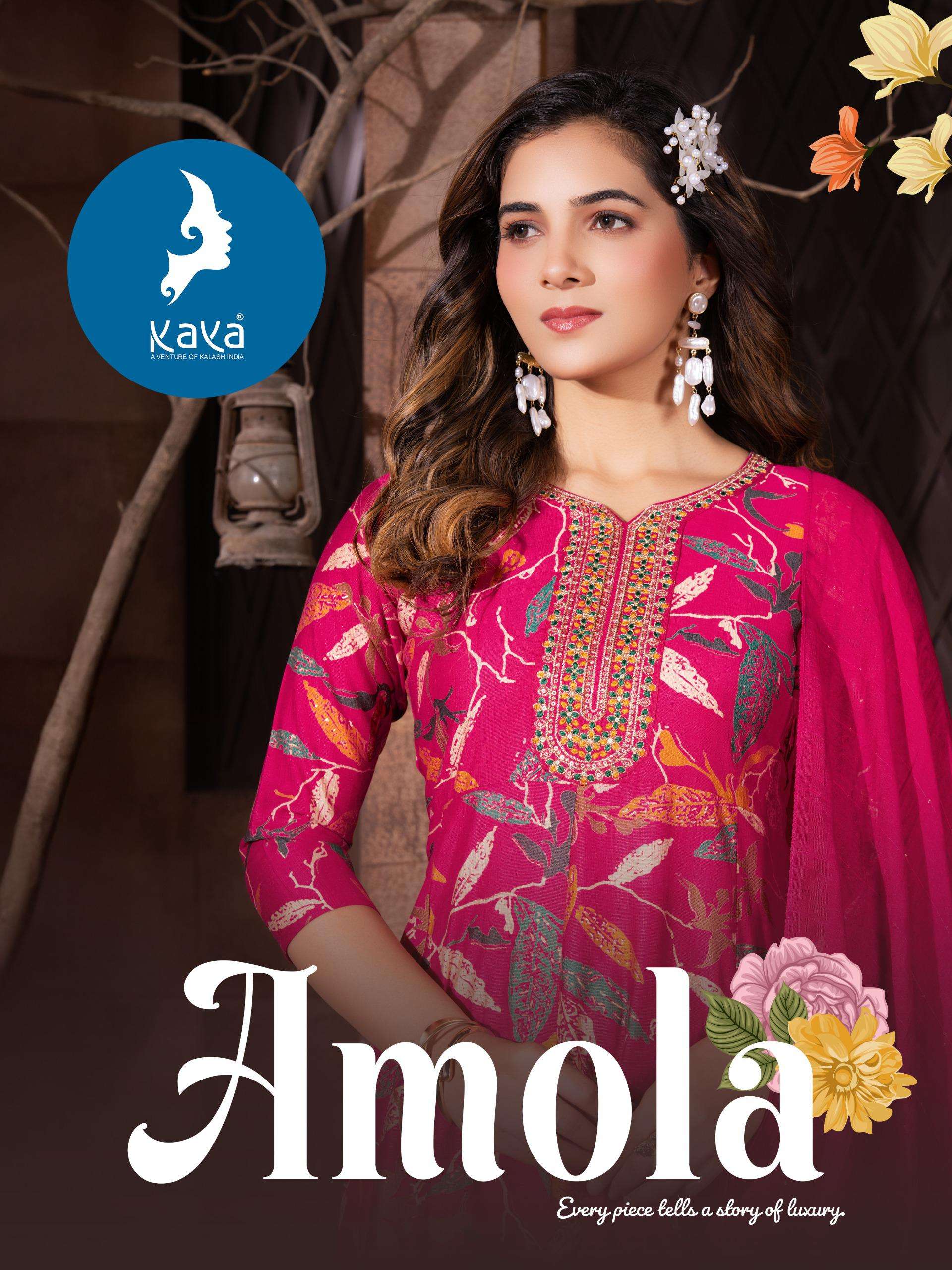 KAYA KURTI AMOLA PRINTED KURTI WHOLESALER 