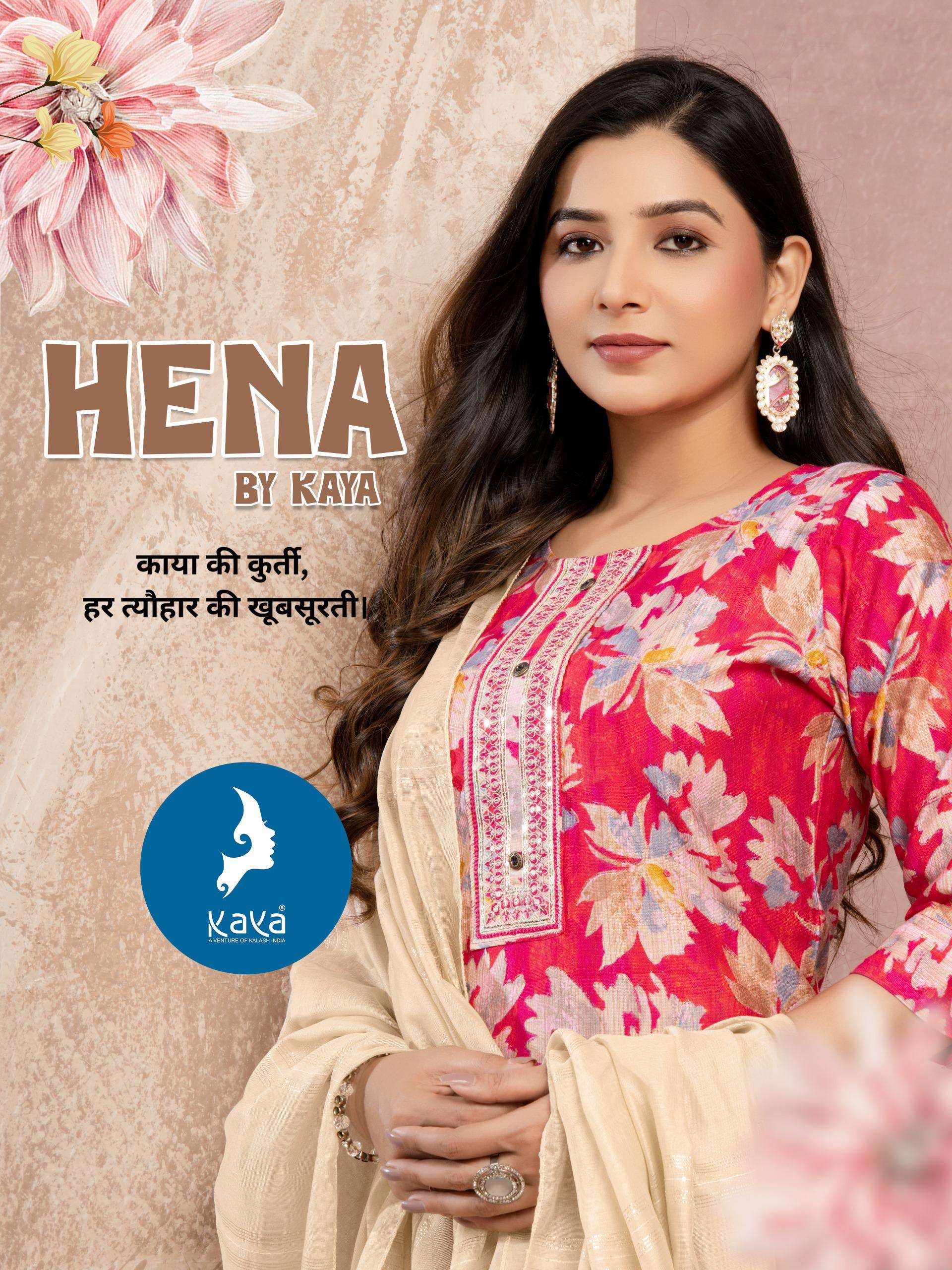 KAYA KURTI HENA PRINTED KURTI WHOLESALER 