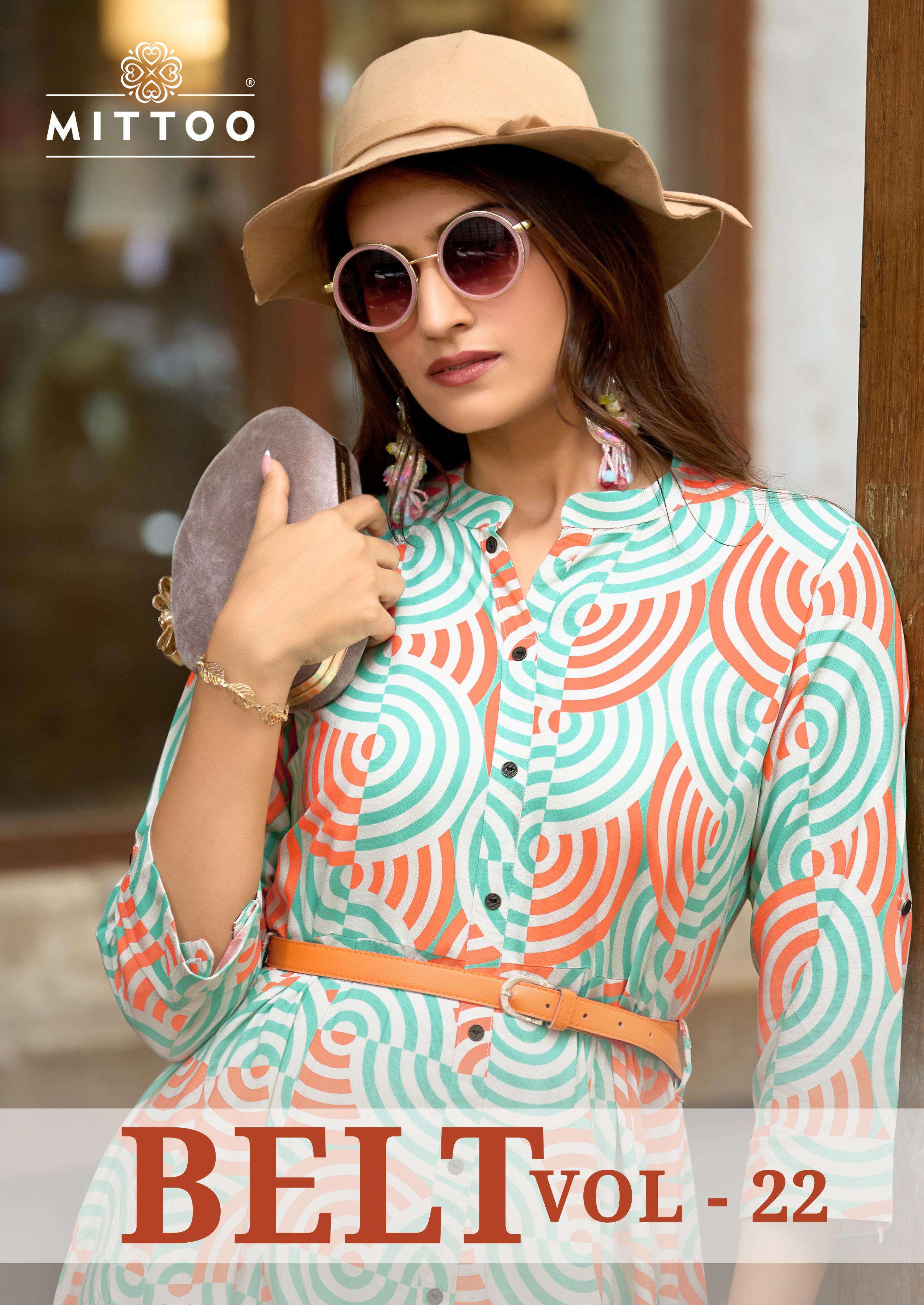MITTOO KURTI Belt Vol 22 PRINTED KURTI WHOLESALER 