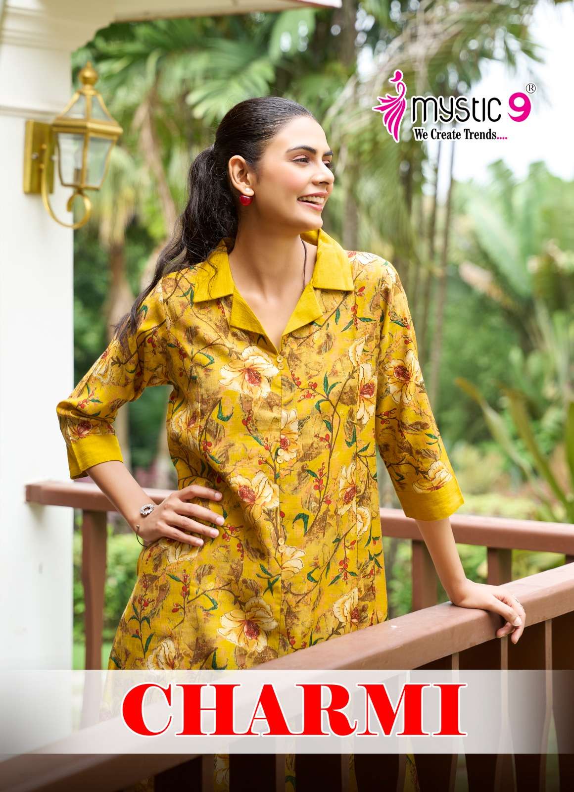 MYSTIC 9 KURTI CHARMI VOL 1 PRINTED KURTI WHOLESALER 