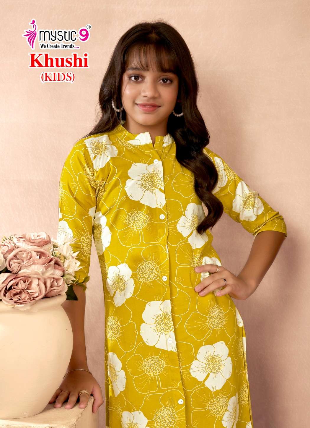 MYSTIC 9 KURTI KHUSHI (KIDS) VOL 1 PRINTED KURTI WHOLESALER 