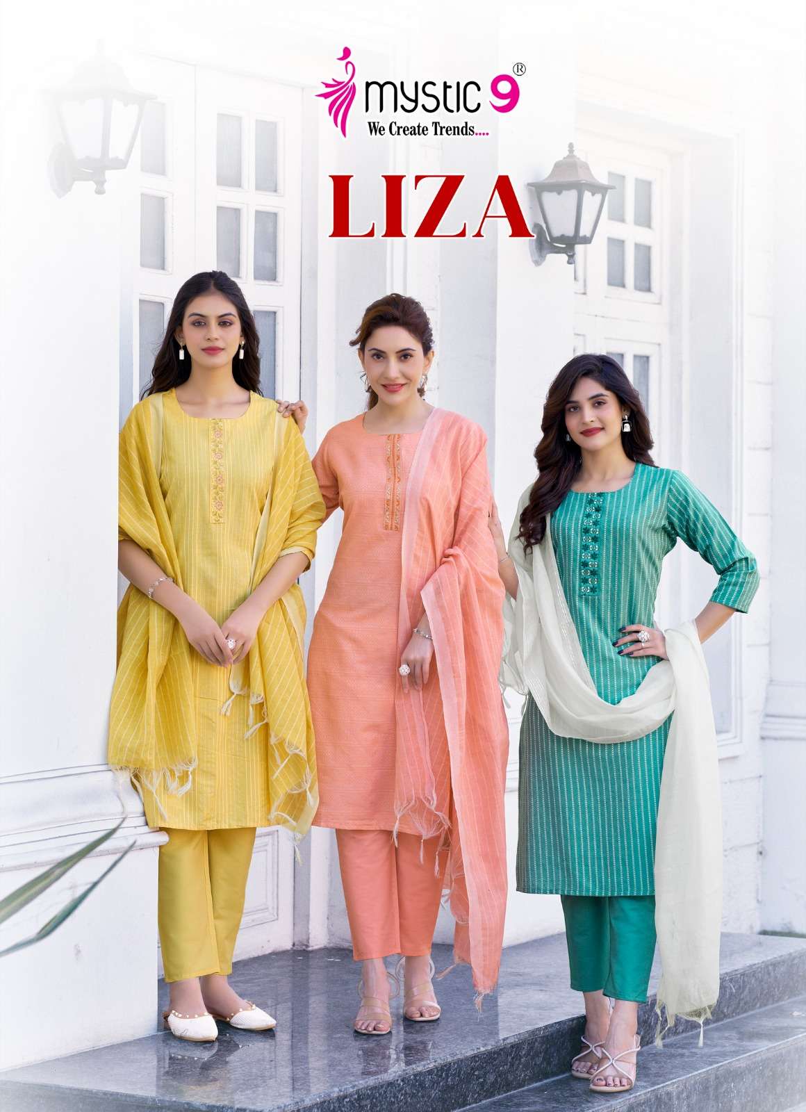 MYSTIC 9 KURTI LIZA VOL 3 PRINTED KURTI WHOLESALER 