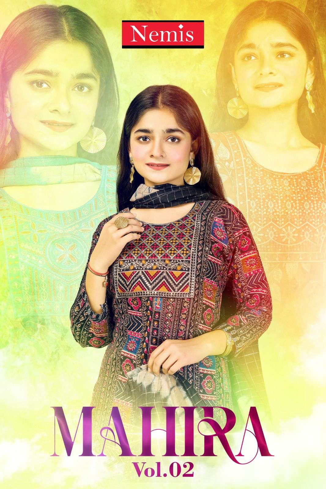 NEMIS KURTI MAHIRA VOL 2 PRINTED KURTI WHOLESALER 