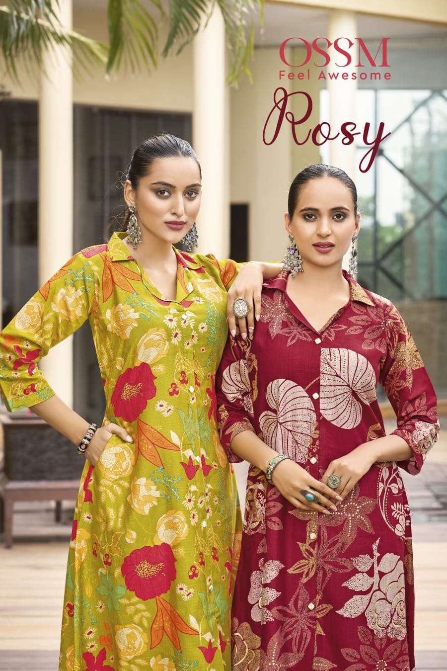 OSSM KURTI ROSY PRINTED KURTI WHOLESALER 