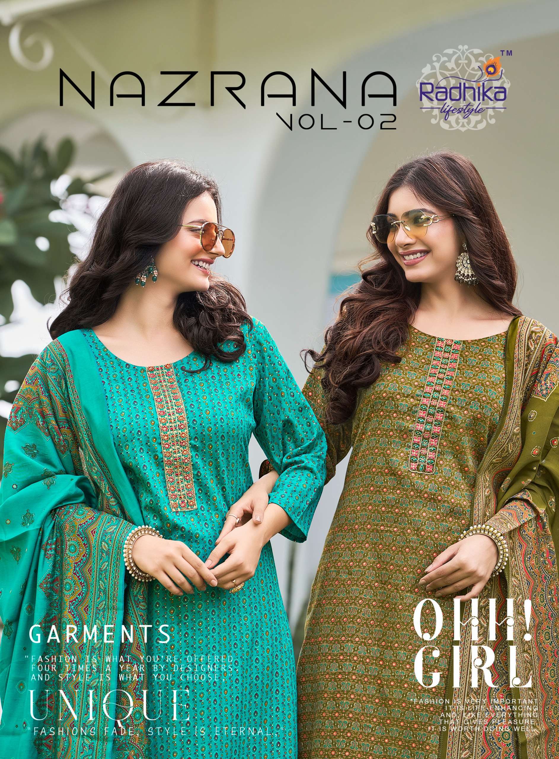 RADHIKA lifestyle NAZRANA VOL 2 PRINTED KURTI WHOLESALER 