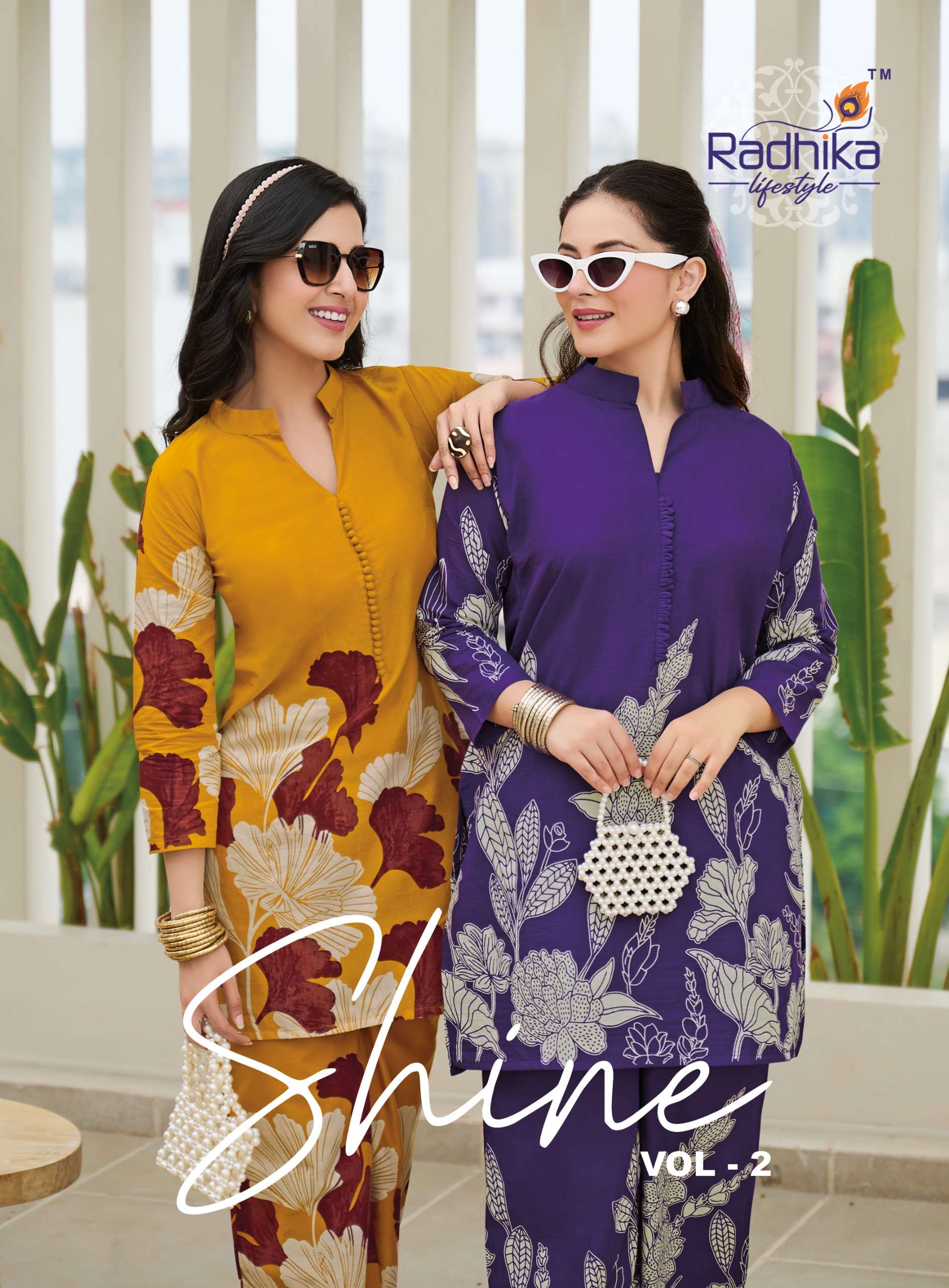 RADHIKA lifestyle  SHINE VOL 2  PRINTED KURTI WHOLESALER 