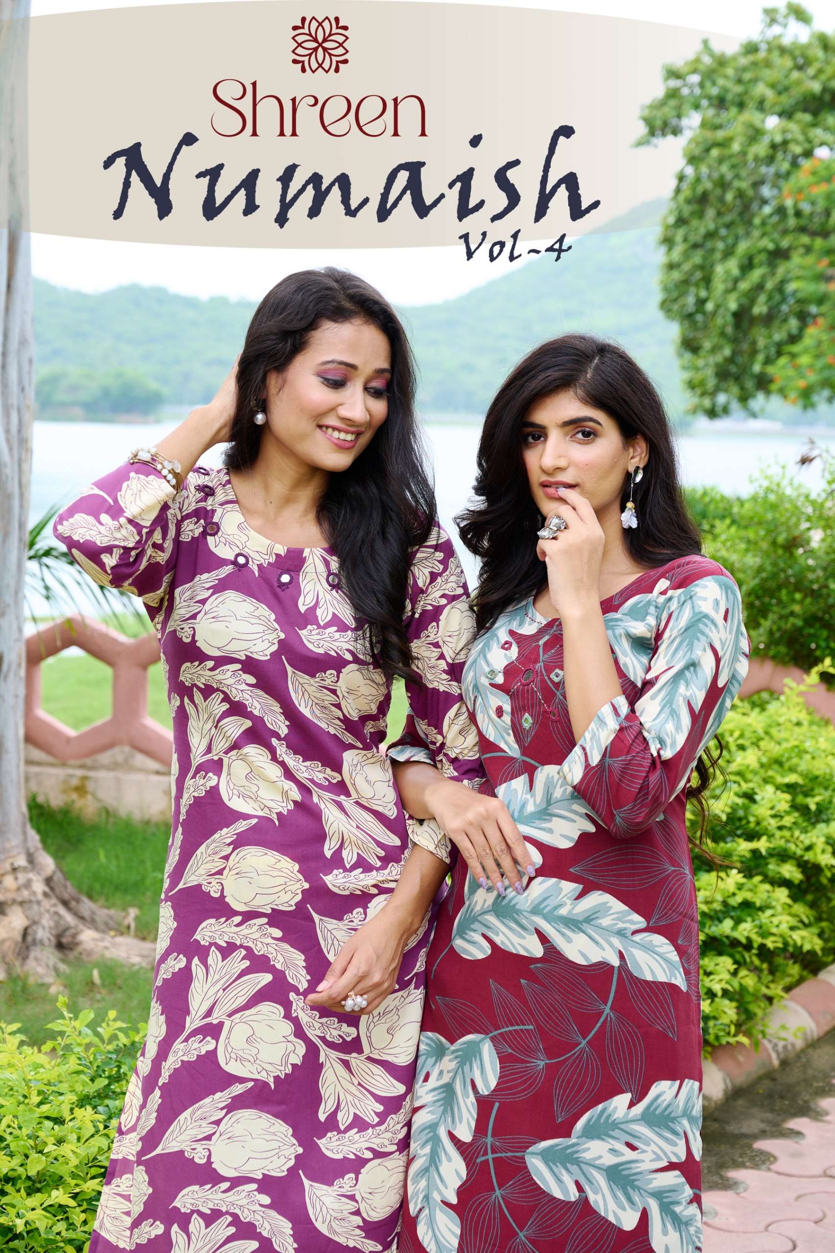 SHREEN KURTI NUMAISH VOL-4 PRINTED KURTI WHOLESALER 