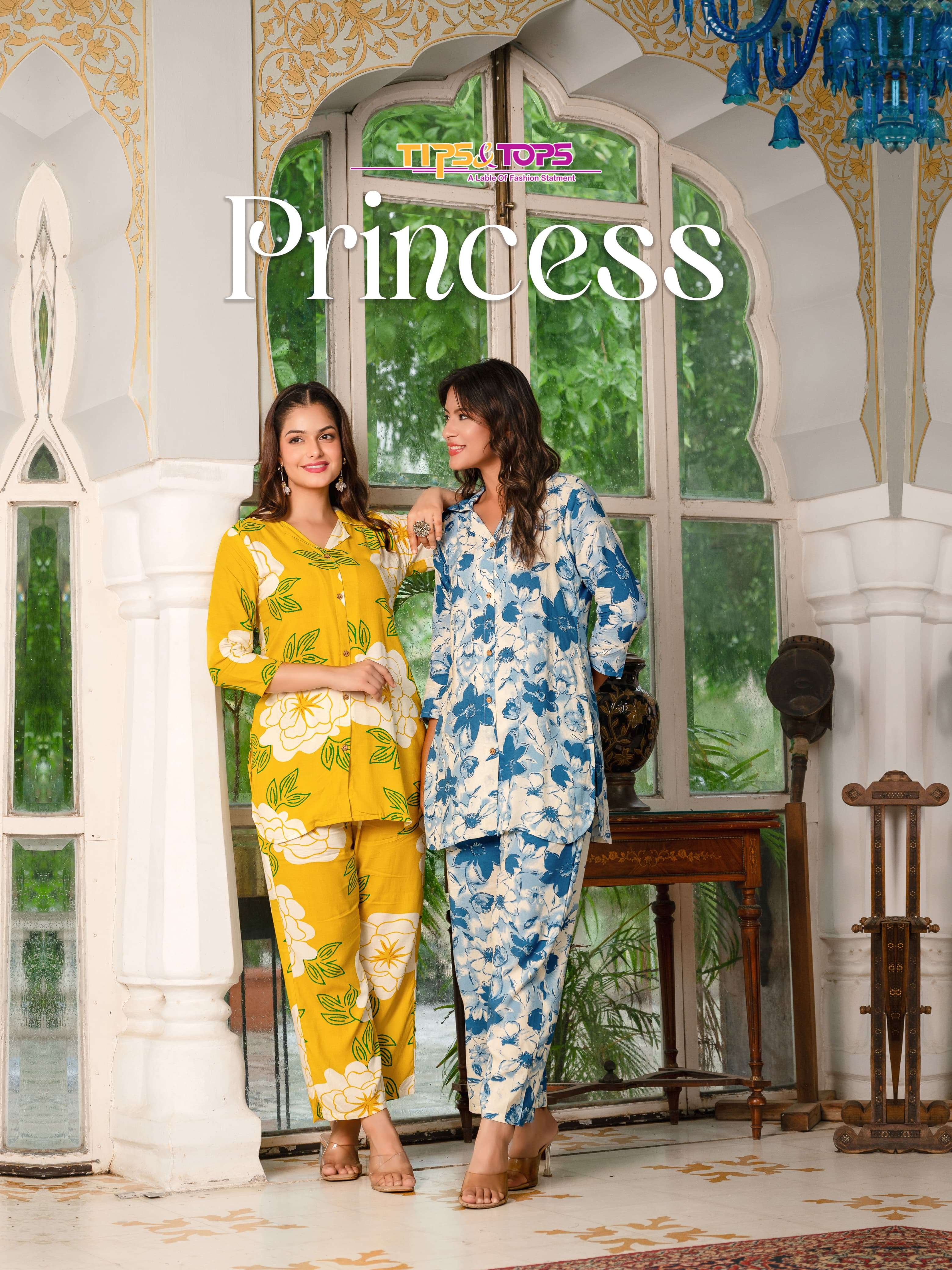 TIPS & TOPS KURTI PRINCESS PRINTED KURTI WHOLESALER 