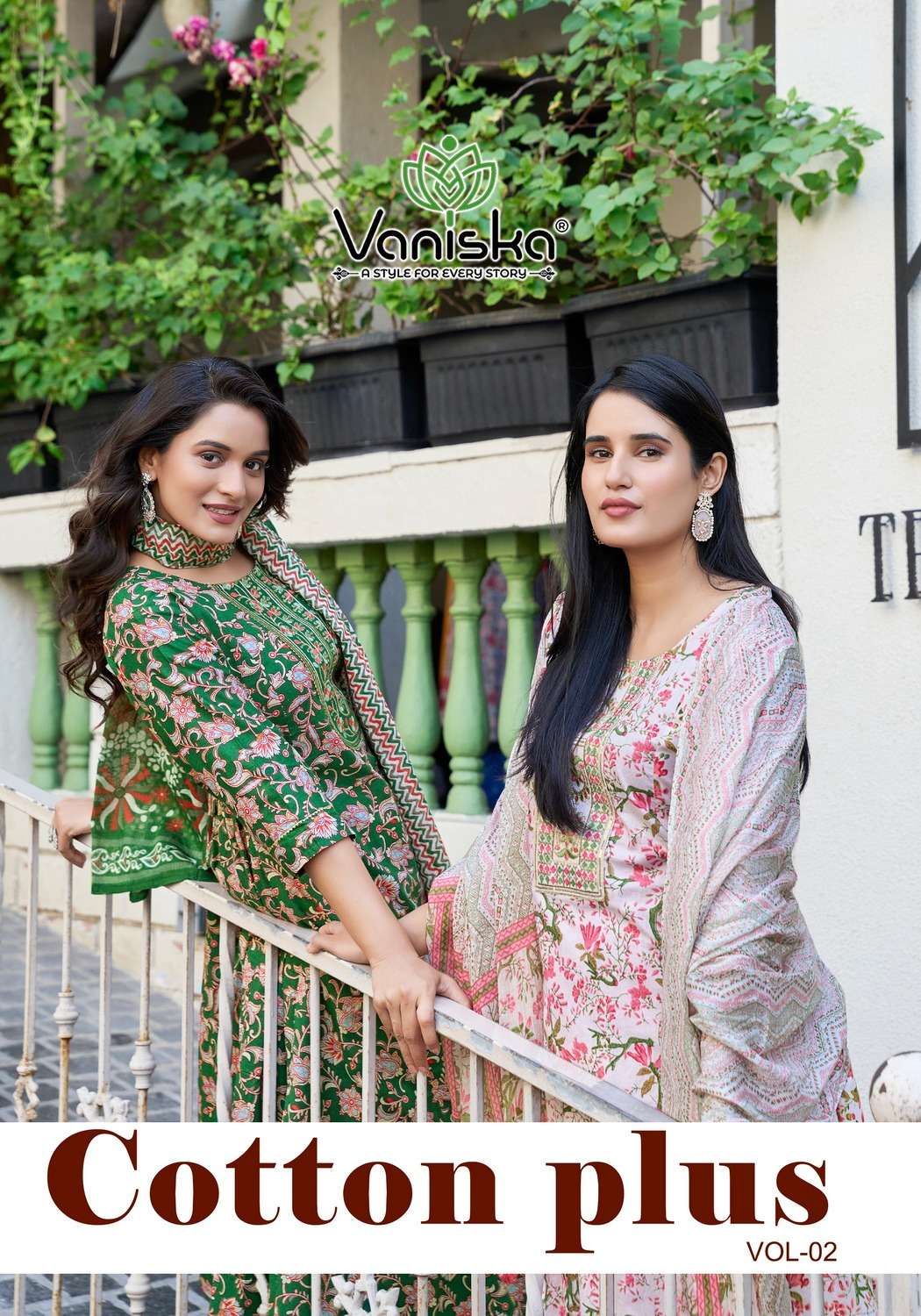 VANISKA KURTI COTTON PLUS VOL 2 PRINTED KURTI WHOLESALER 
